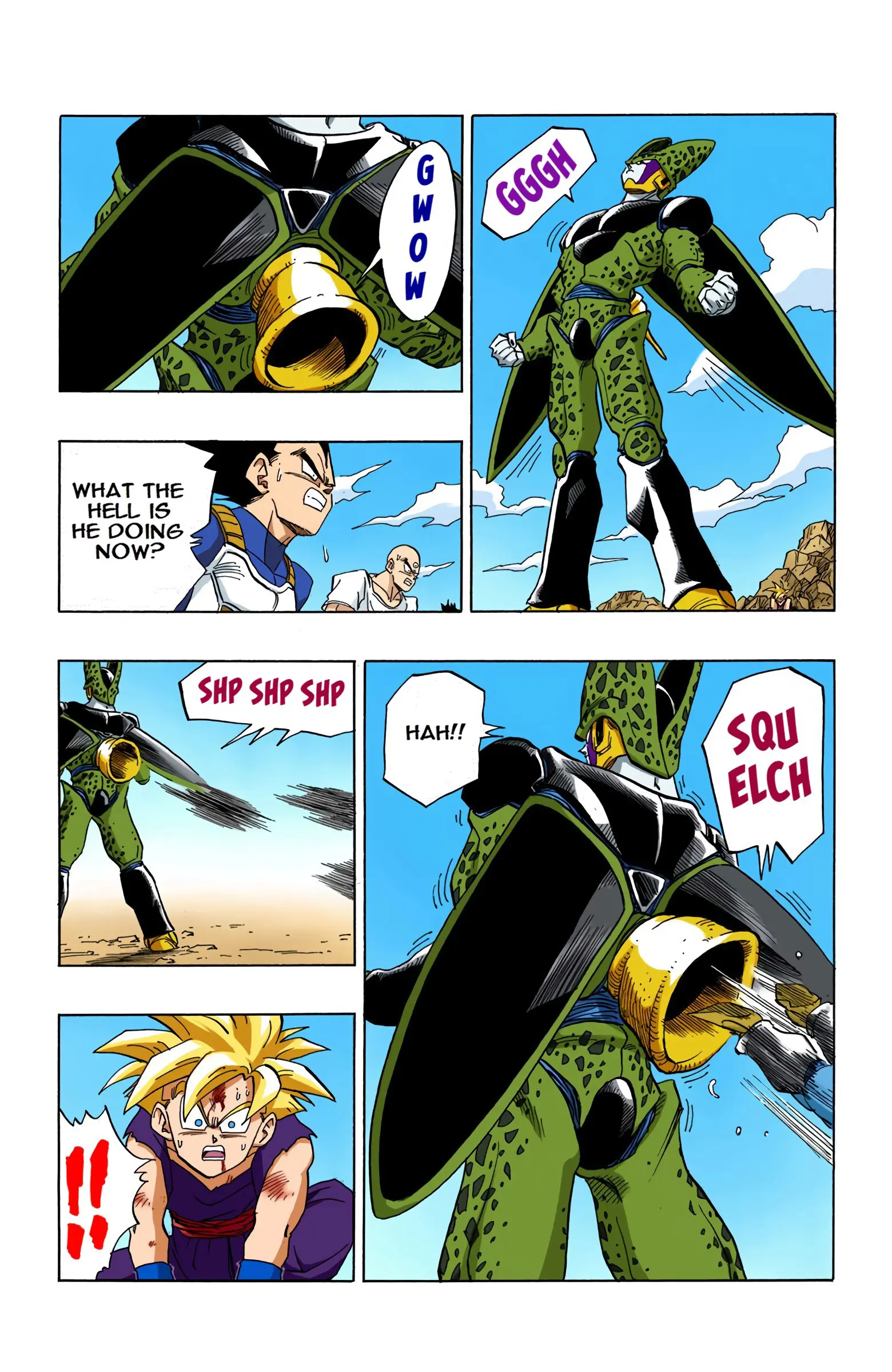 DBZ Perfect Cell Saga (Colored), chapter 406, page 13