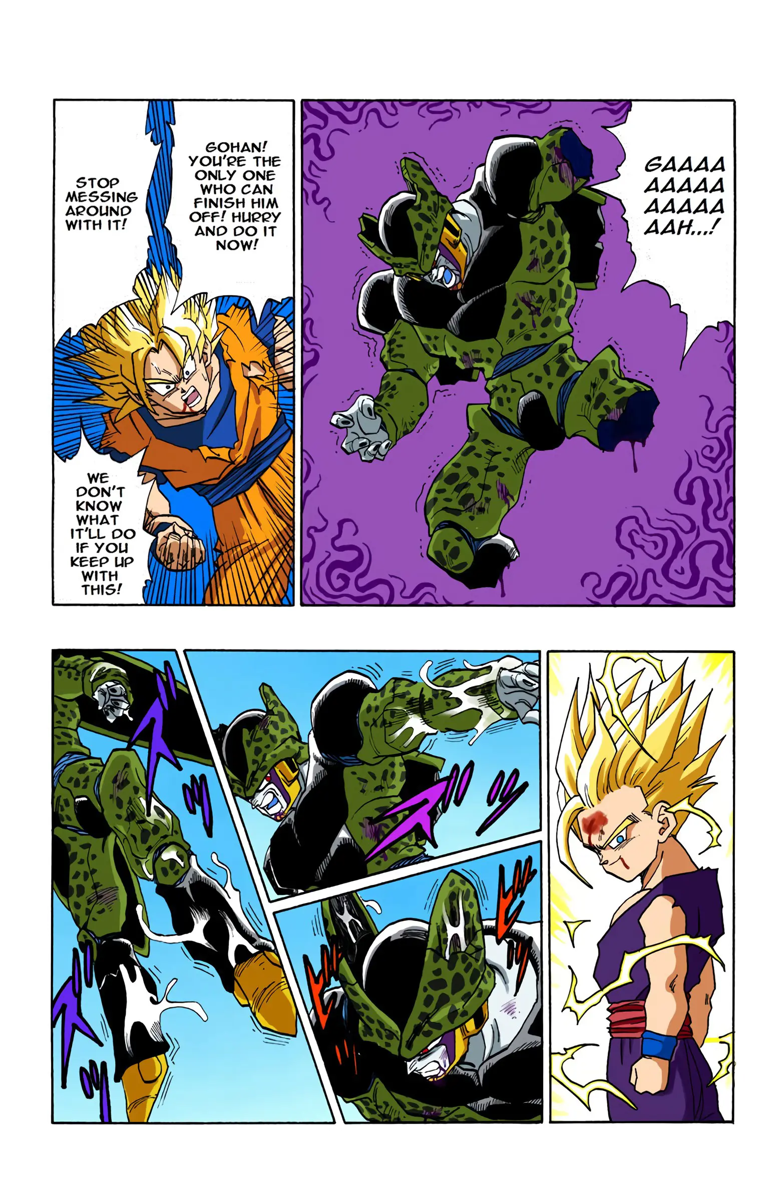 DBZ Perfect Cell Saga (Colored), chapter 411, page 4