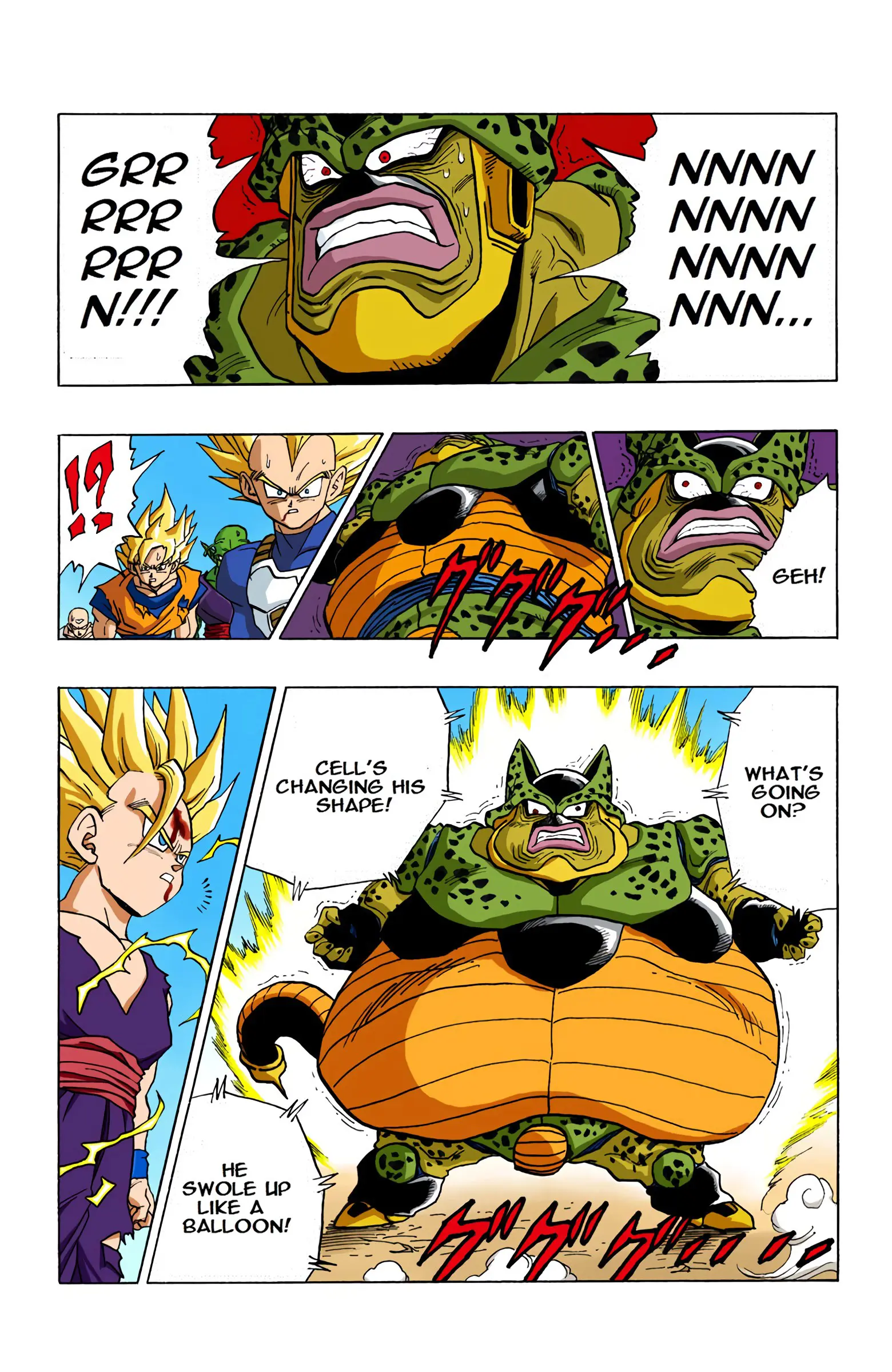 DBZ Perfect Cell Saga (Colored), chapter 411, page 14