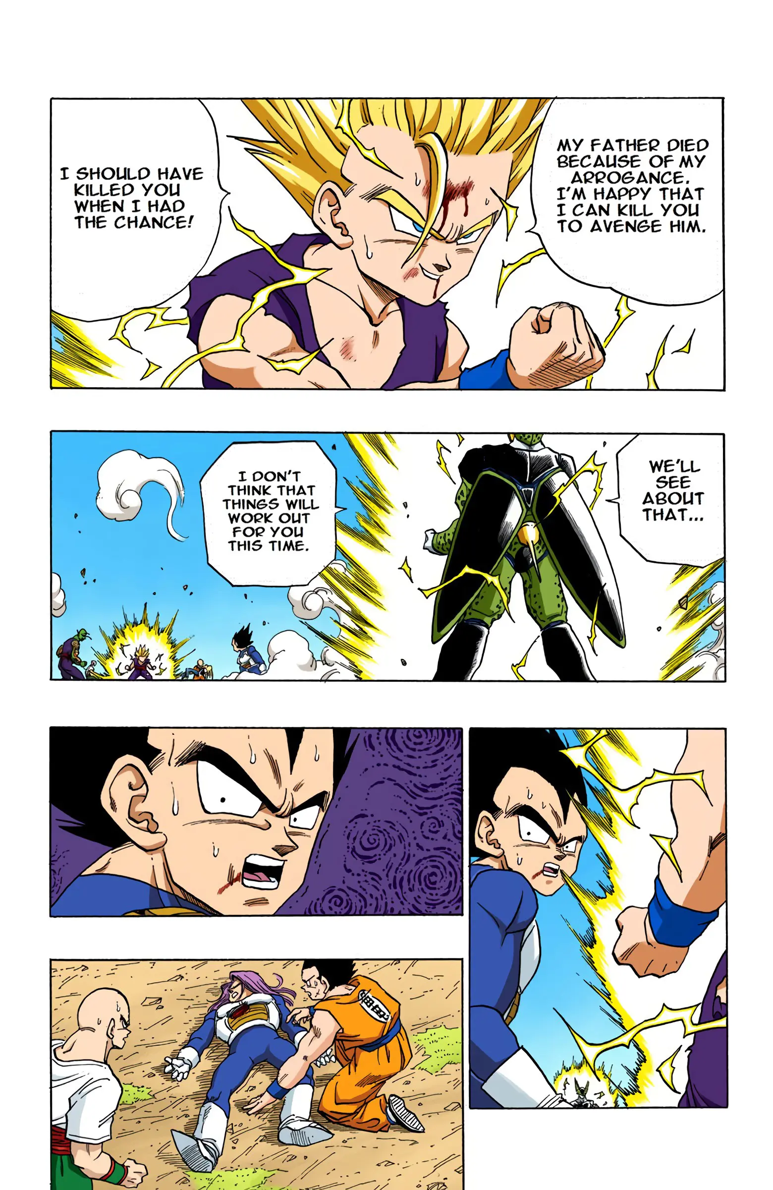 DBZ Perfect Cell Saga (Colored), chapter 414, page 3