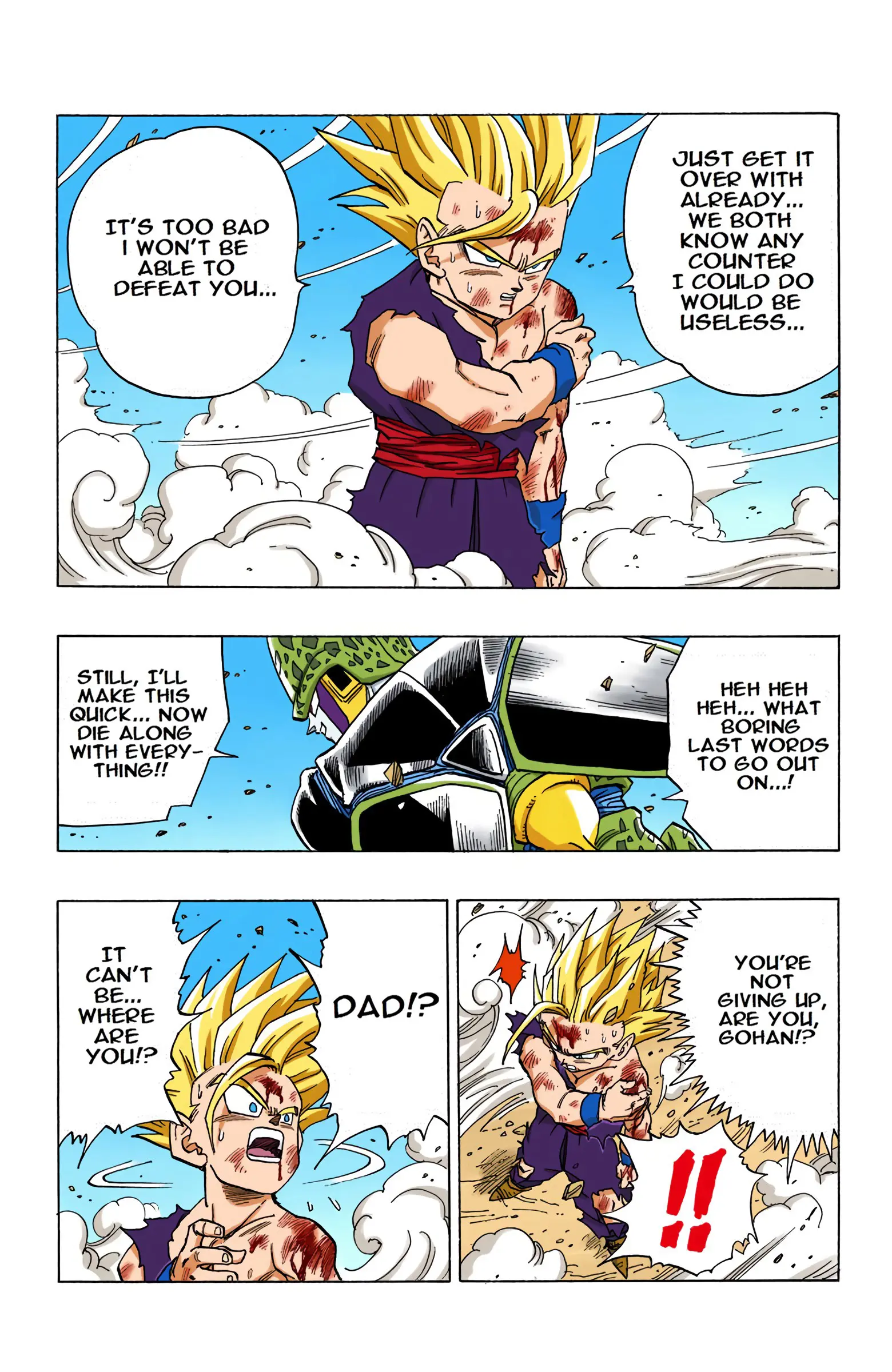 DBZ Perfect Cell Saga (Colored), chapter 415, page 6