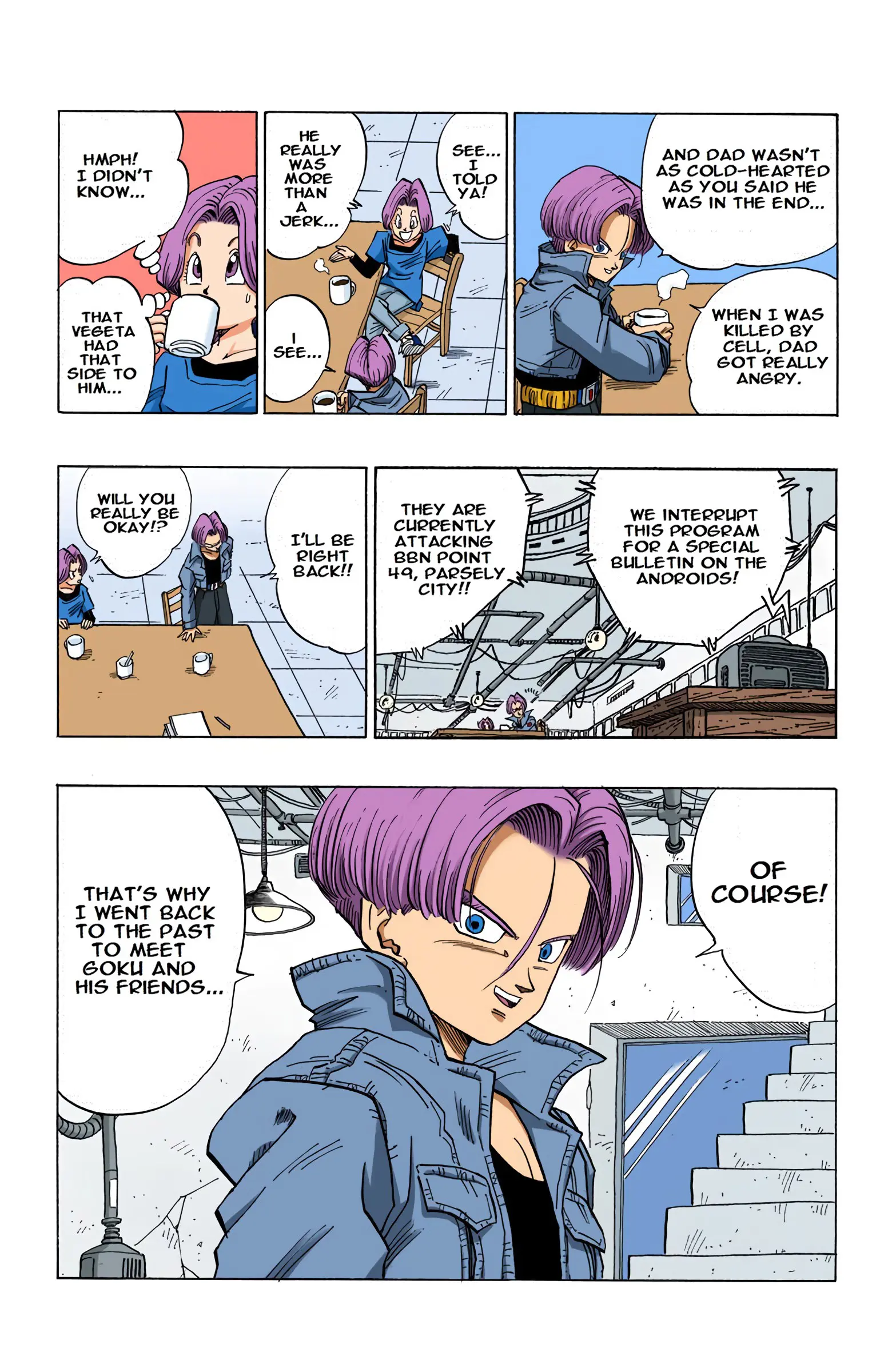 DBZ Perfect Cell Saga (Colored), chapter 419, page 4