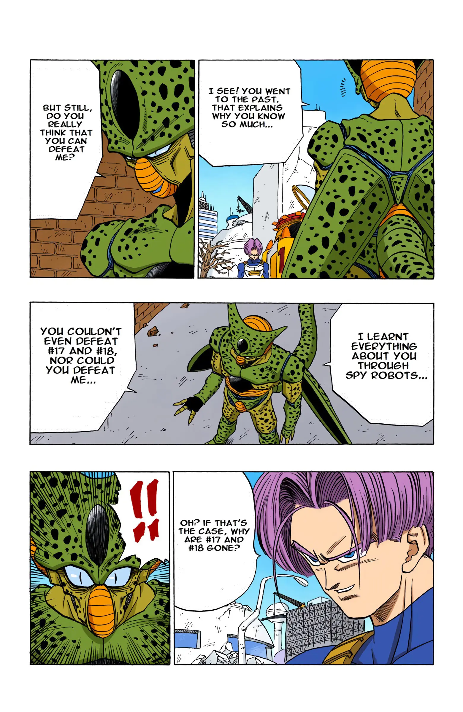 DBZ Perfect Cell Saga (Colored), chapter 420, page 3
