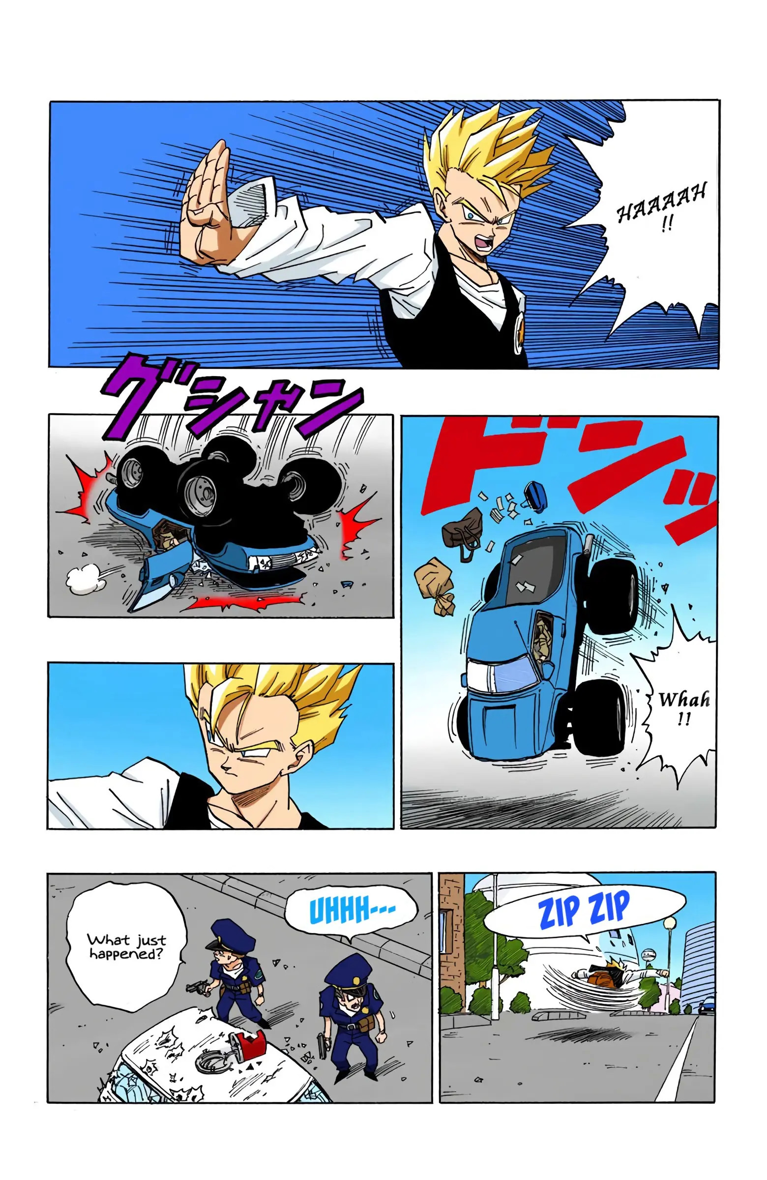DBZ Majin Buu Saga Colored Manga, chapter 421, page 12