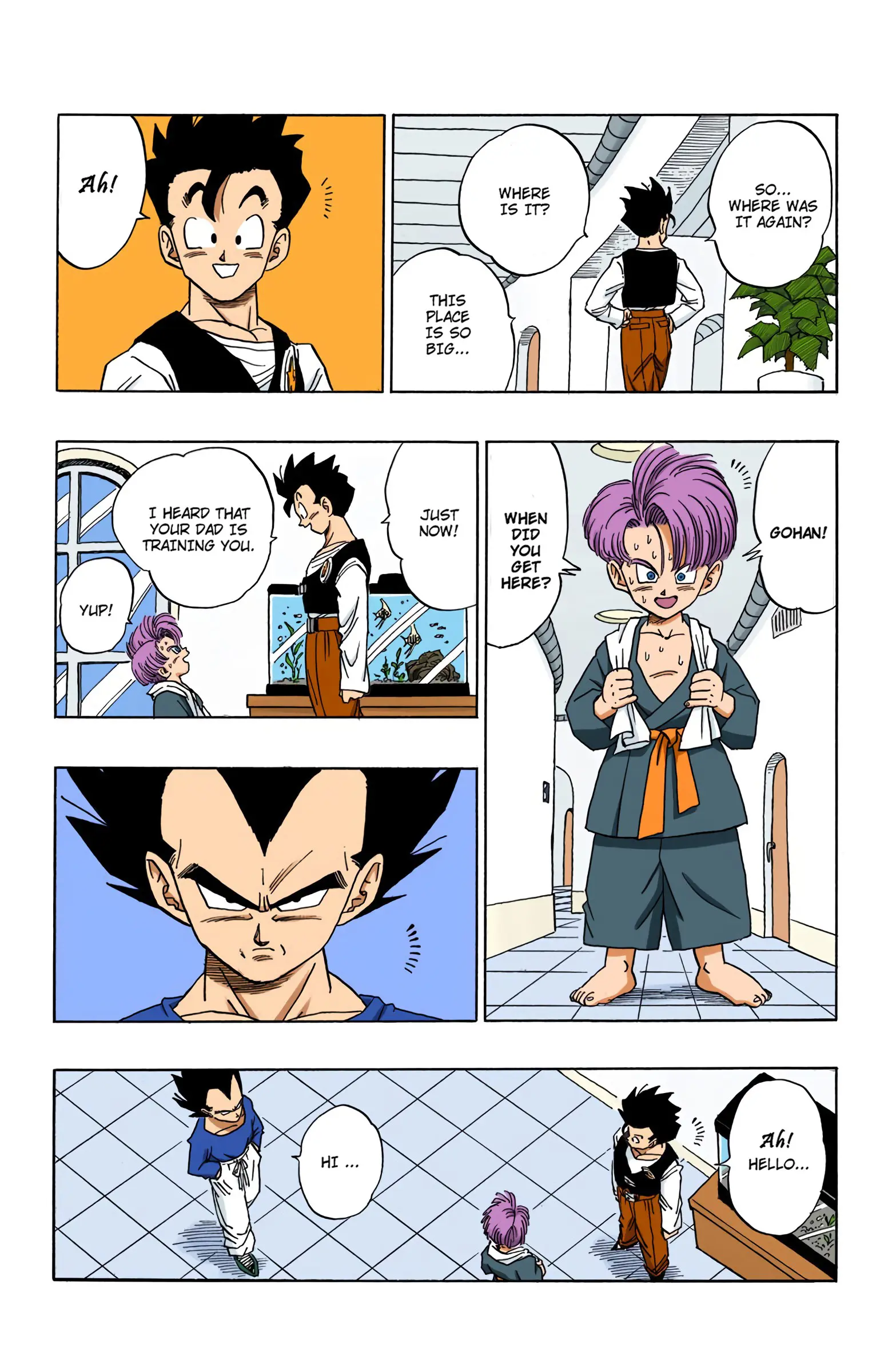 DBZ Majin Buu Saga Colored Manga, chapter 423, page 4