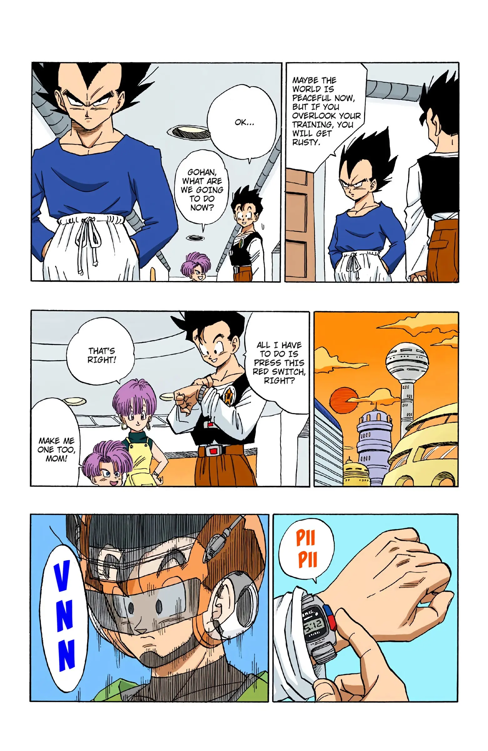 DBZ Majin Buu Saga Colored Manga, chapter 423, page 5