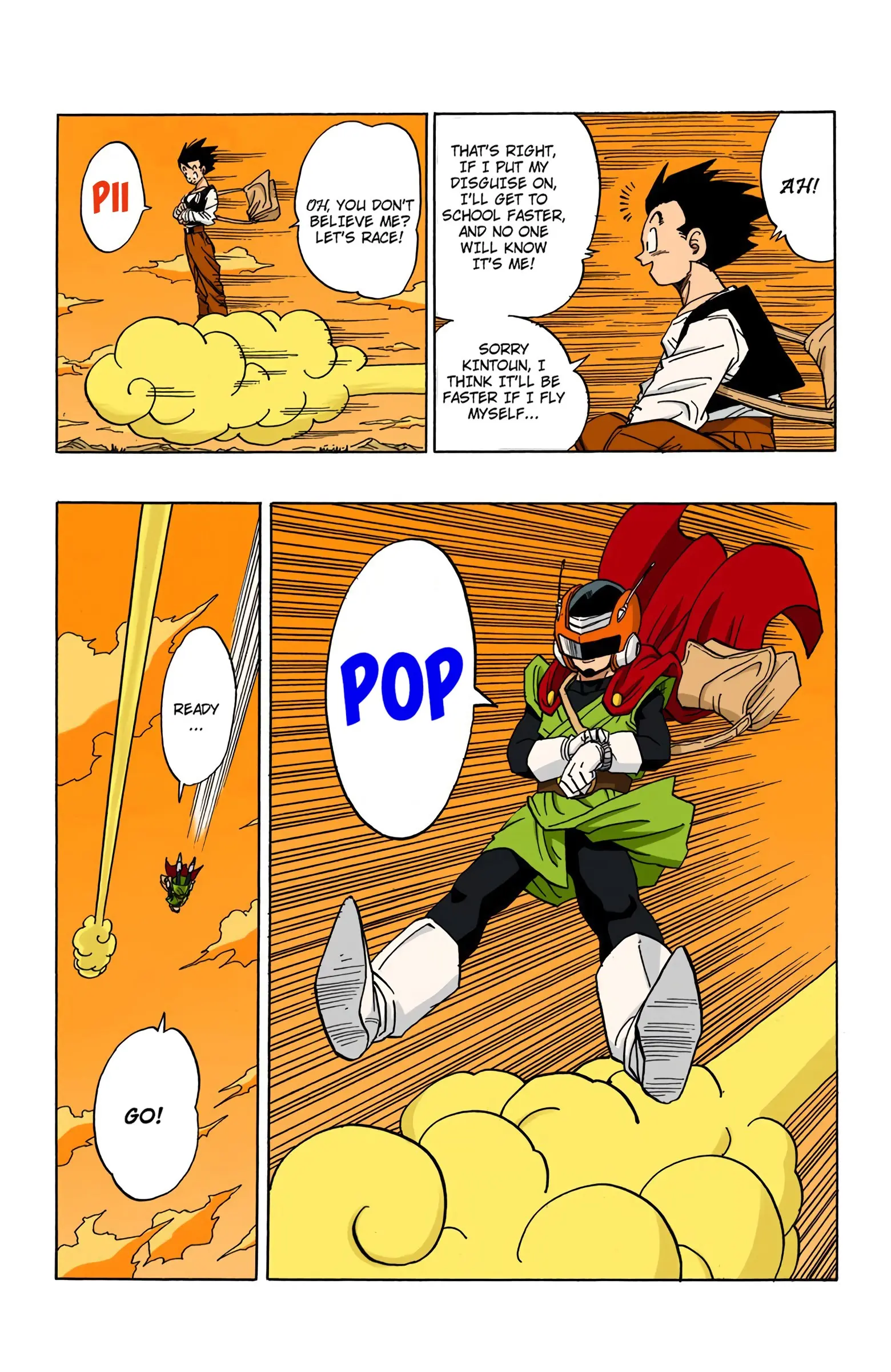 DBZ Majin Buu Saga Colored Manga, chapter 423, page 8