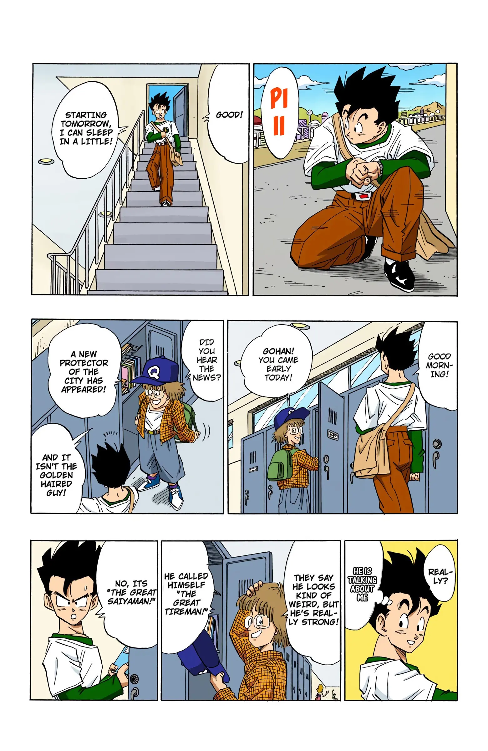 DBZ Majin Buu Saga Colored Manga, chapter 424, page 4