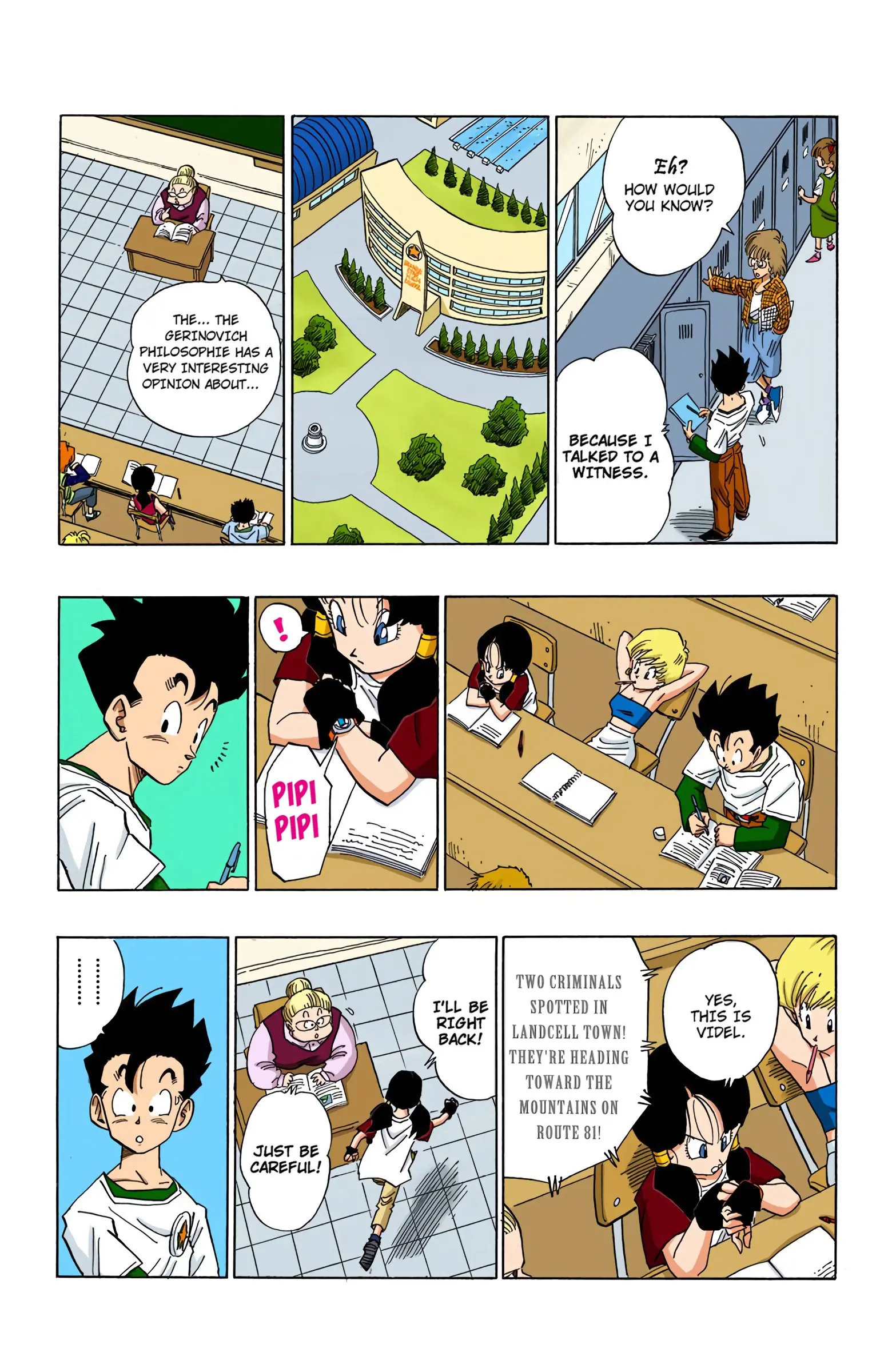 DBZ Majin Buu Saga Colored Manga, chapter 424, page 5