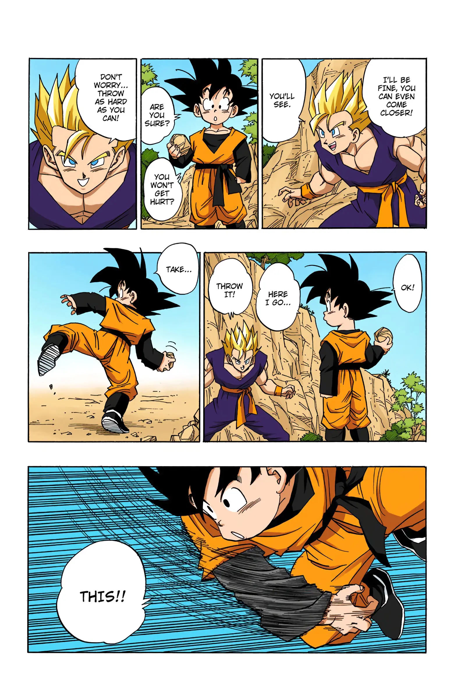 DBZ Majin Buu Saga Colored Manga, chapter 427, page 3