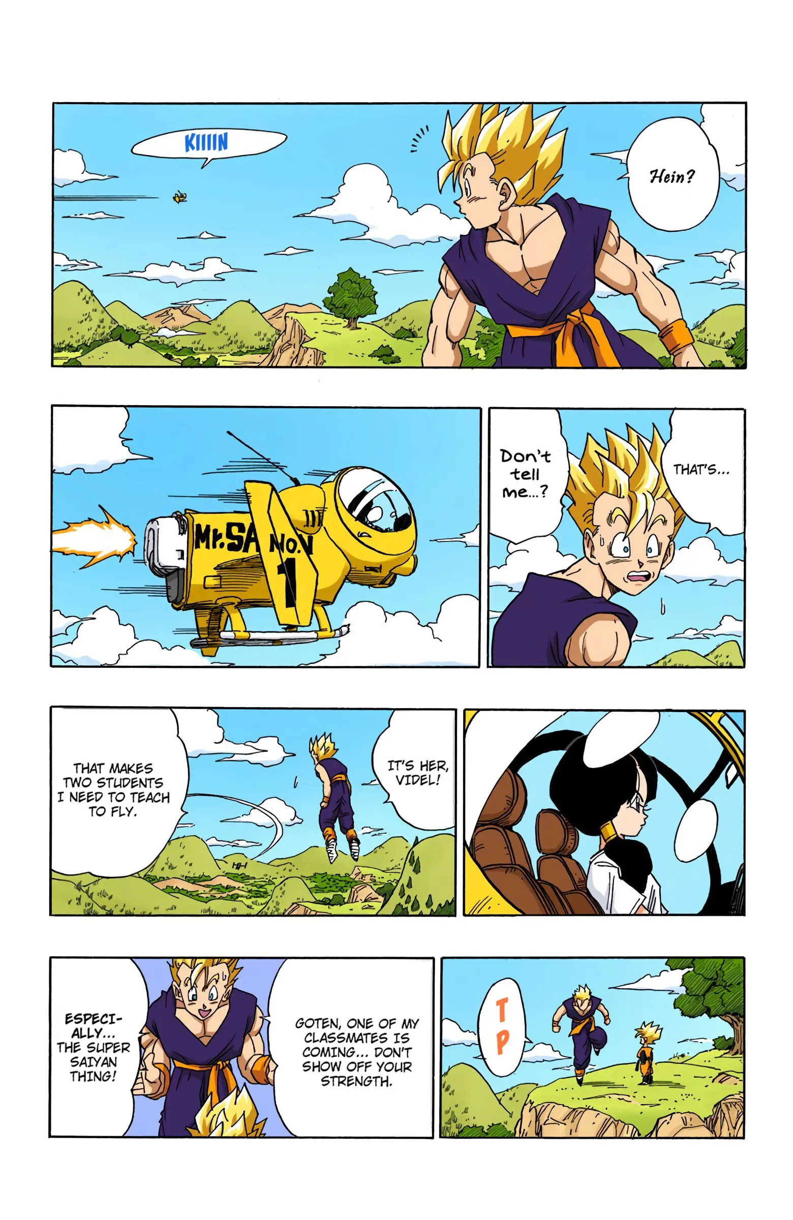 DBZ Majin Buu Saga Colored Manga, chapter 427, page 13