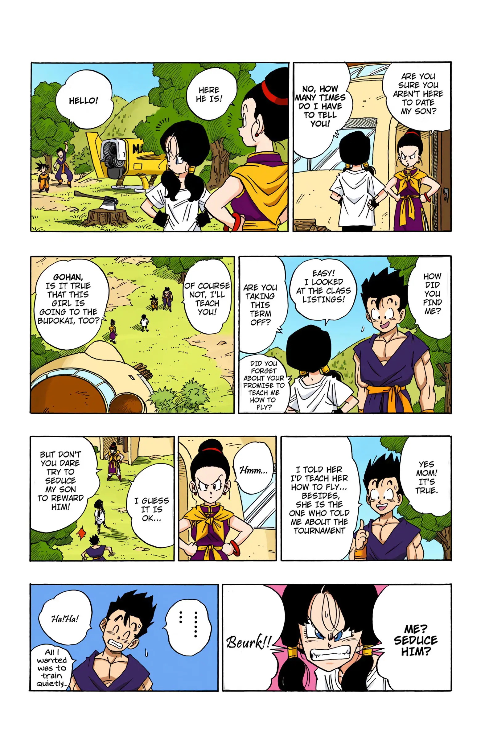 DBZ Majin Buu Saga Colored Manga, chapter 427, page 15
