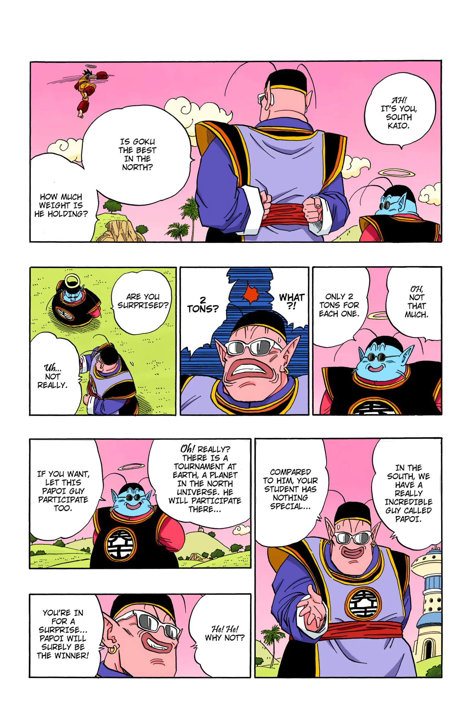 DBZ Majin Buu Saga Colored Manga, chapter 428, page 8