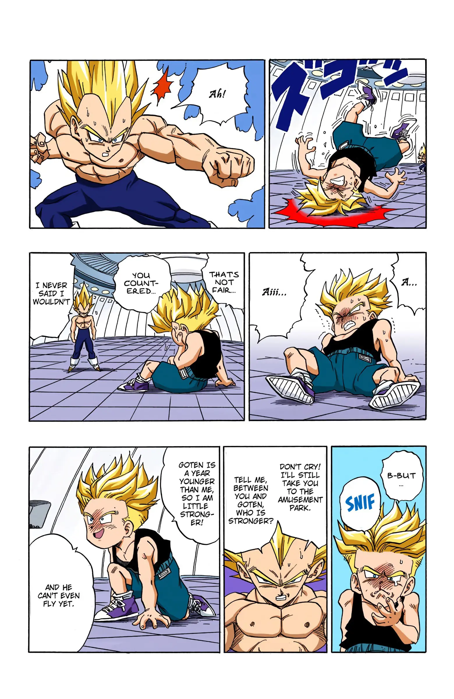 DBZ Majin Buu Saga Colored Manga, chapter 429, page 9