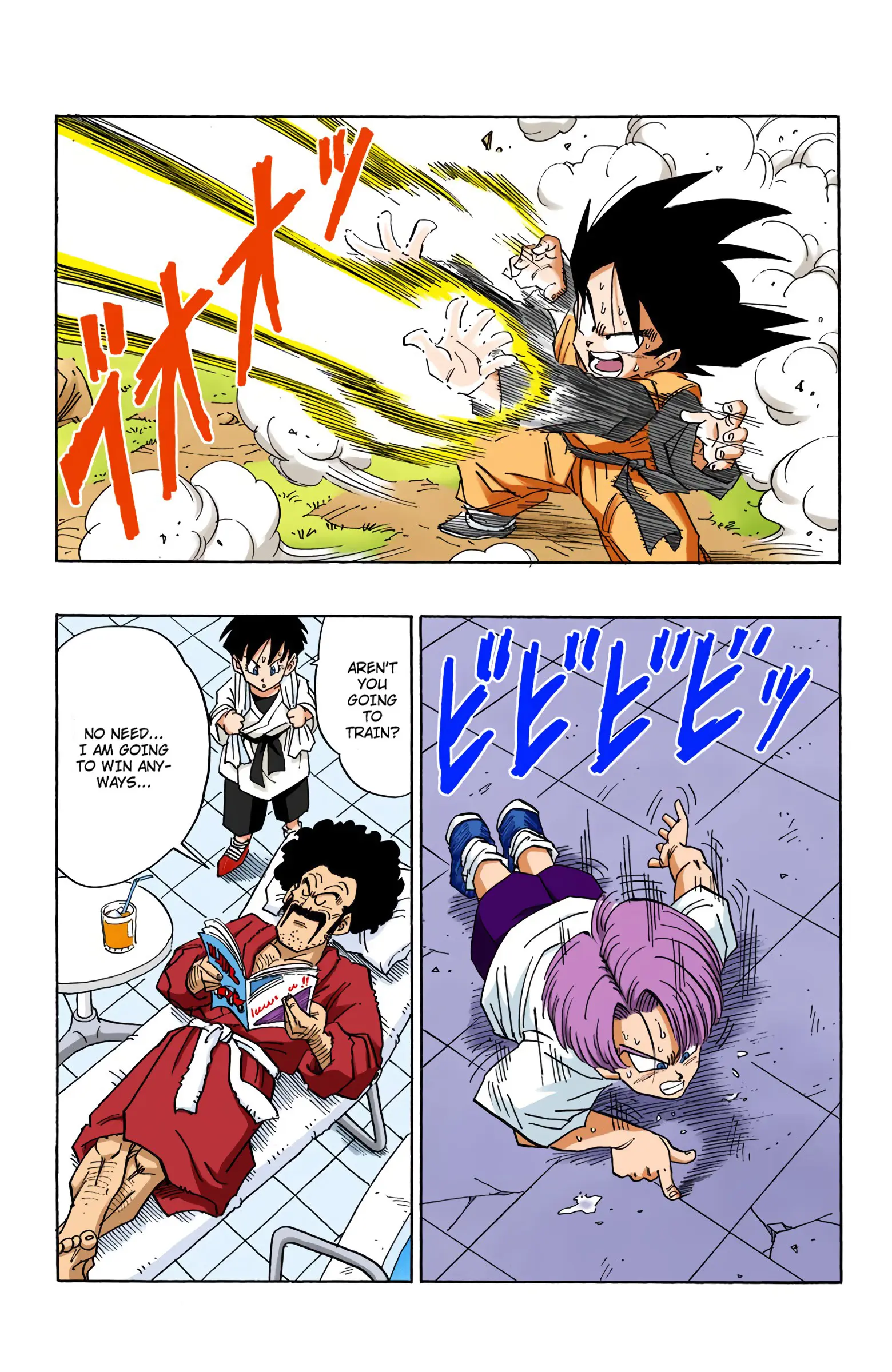DBZ Majin Buu Saga Colored Manga, chapter 430, page 4