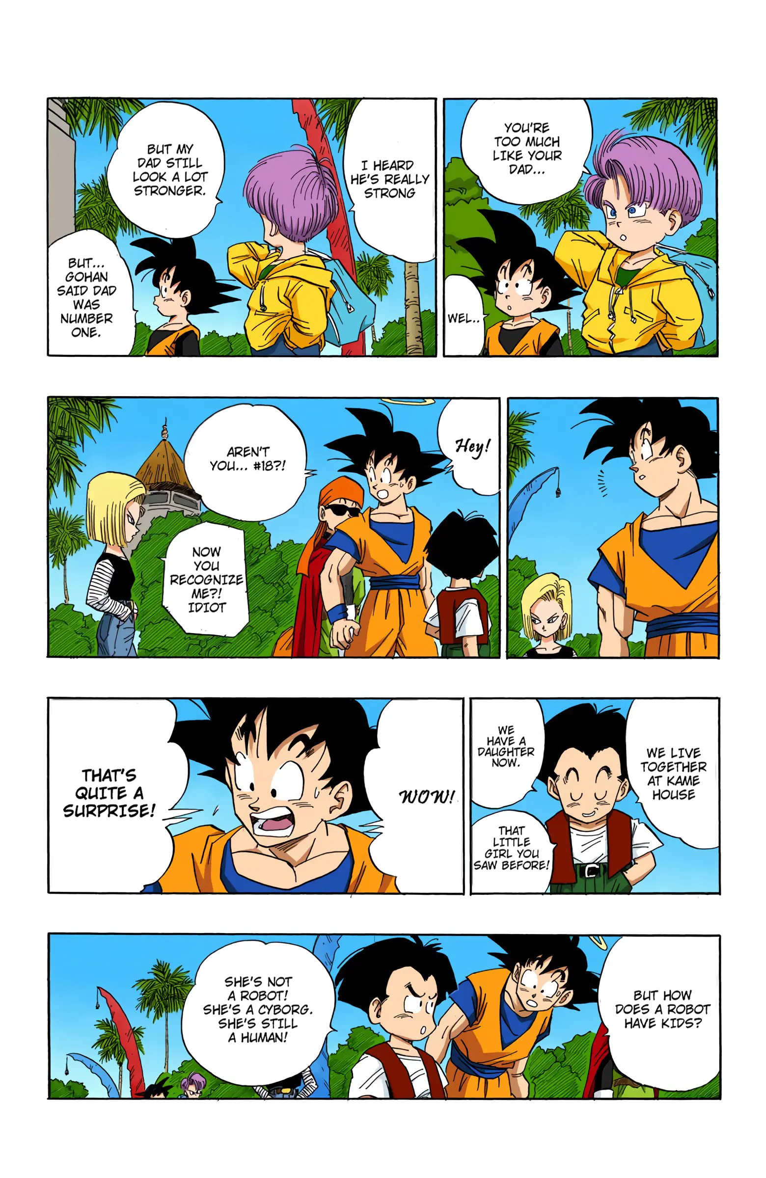 DBZ Majin Buu Saga Colored Manga, chapter 431, page 2
