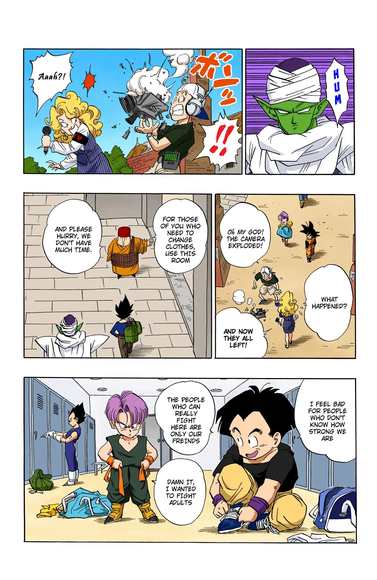 DBZ Majin Buu Saga Colored Manga, chapter 431, page 4