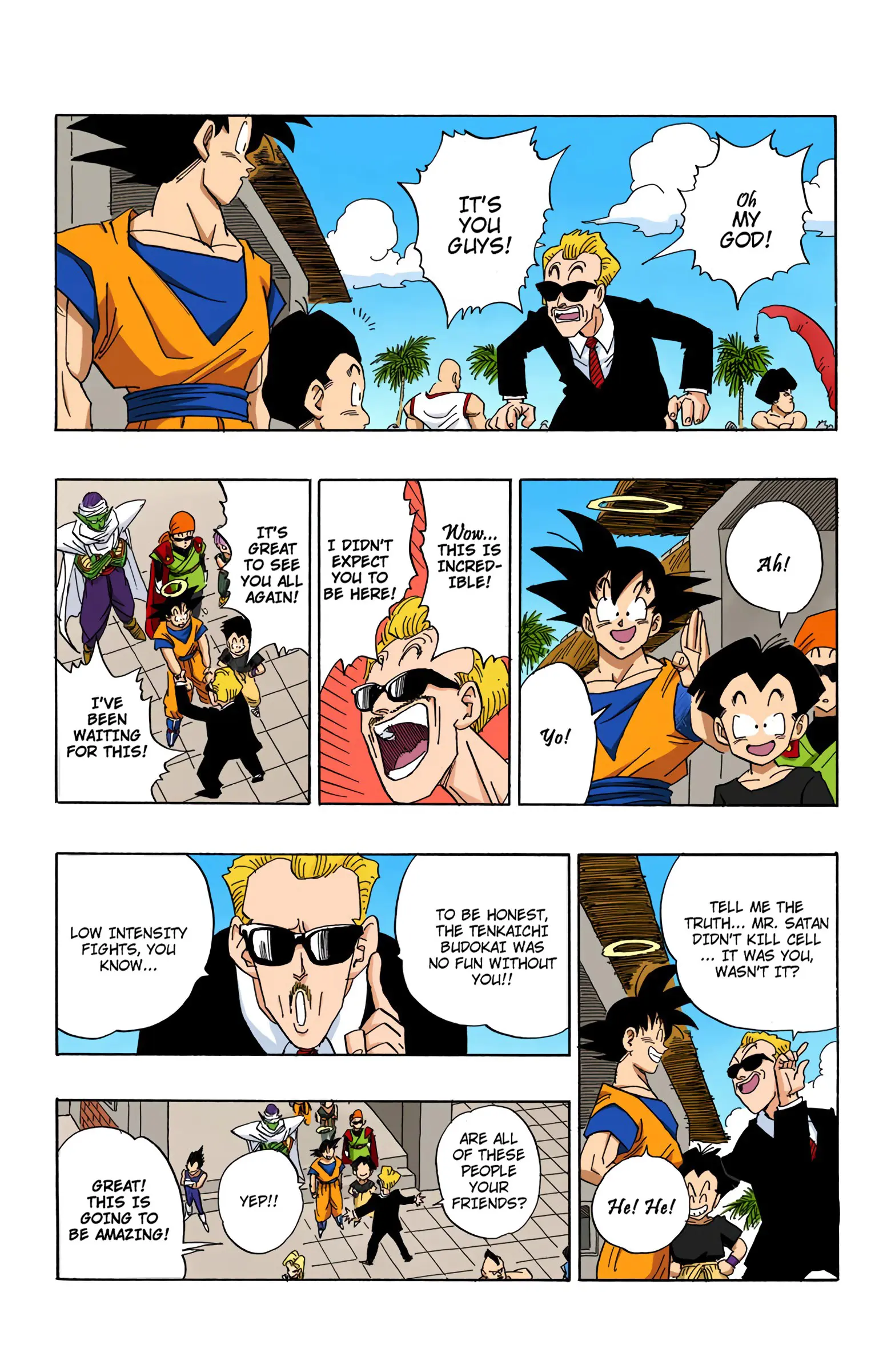 DBZ Majin Buu Saga Colored Manga, chapter 431, page 6