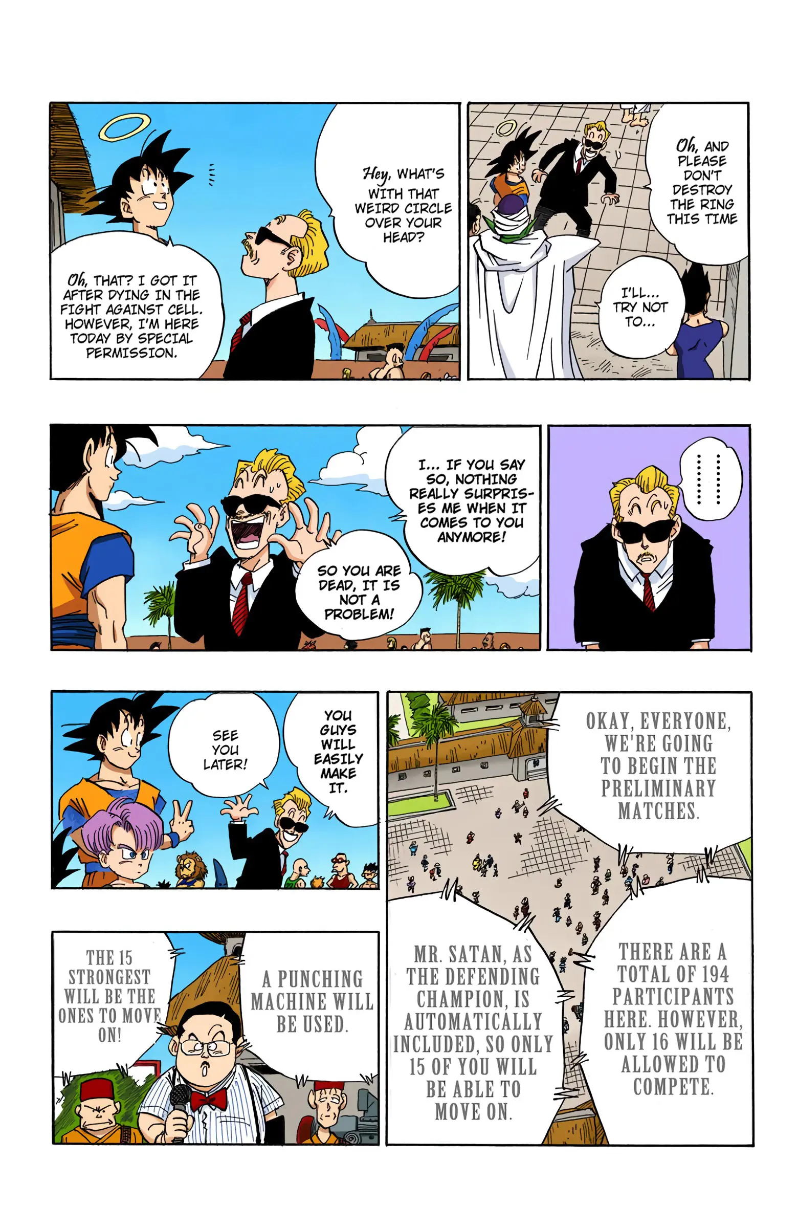 DBZ Majin Buu Saga Colored Manga, chapter 431, page 7