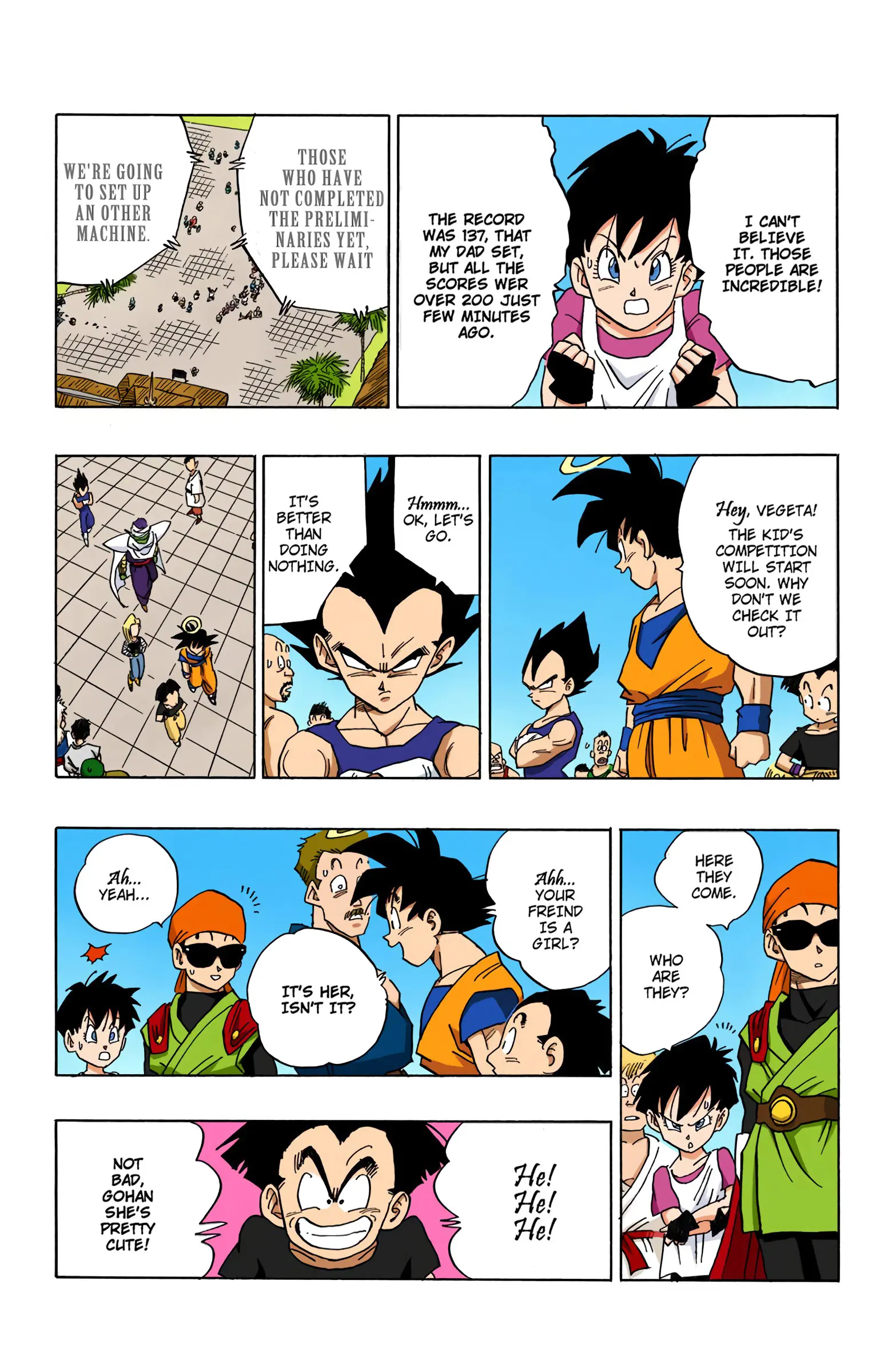 DBZ Majin Buu Saga Colored Manga, chapter 432, page 3