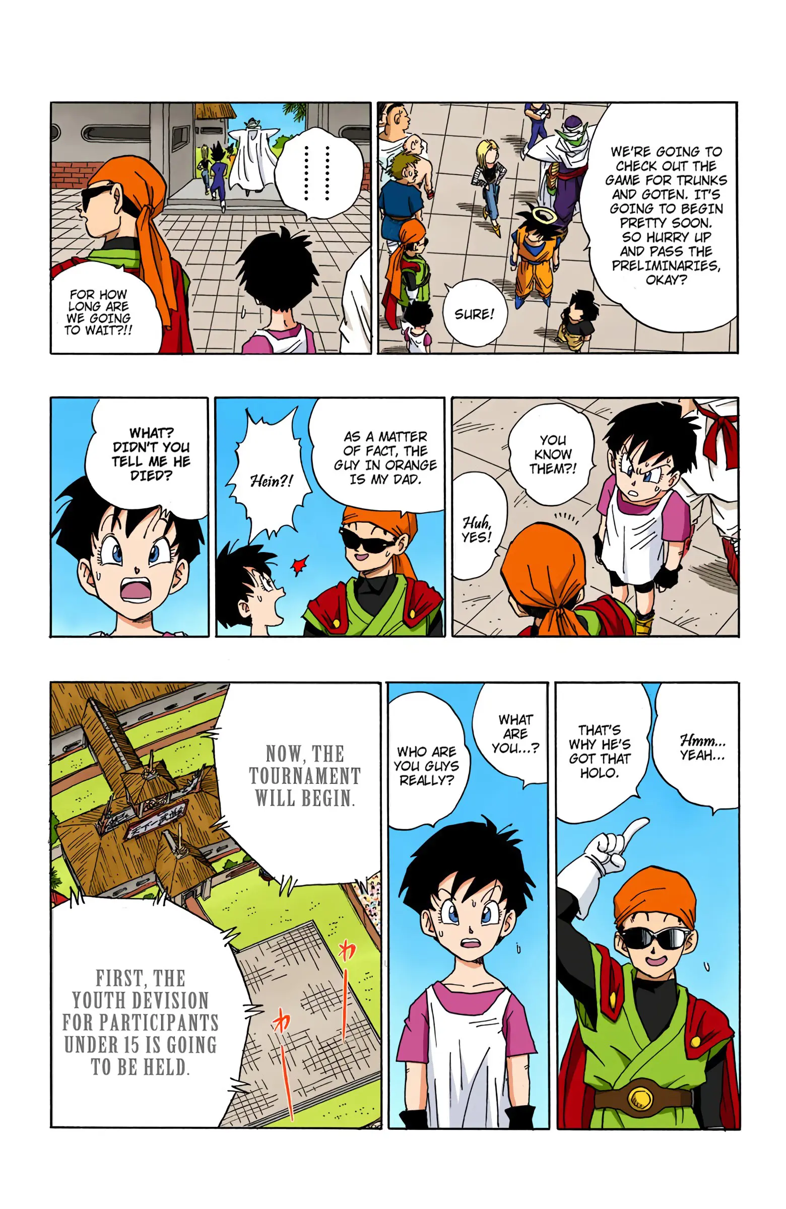 DBZ Majin Buu Saga Colored Manga, chapter 432, page 4
