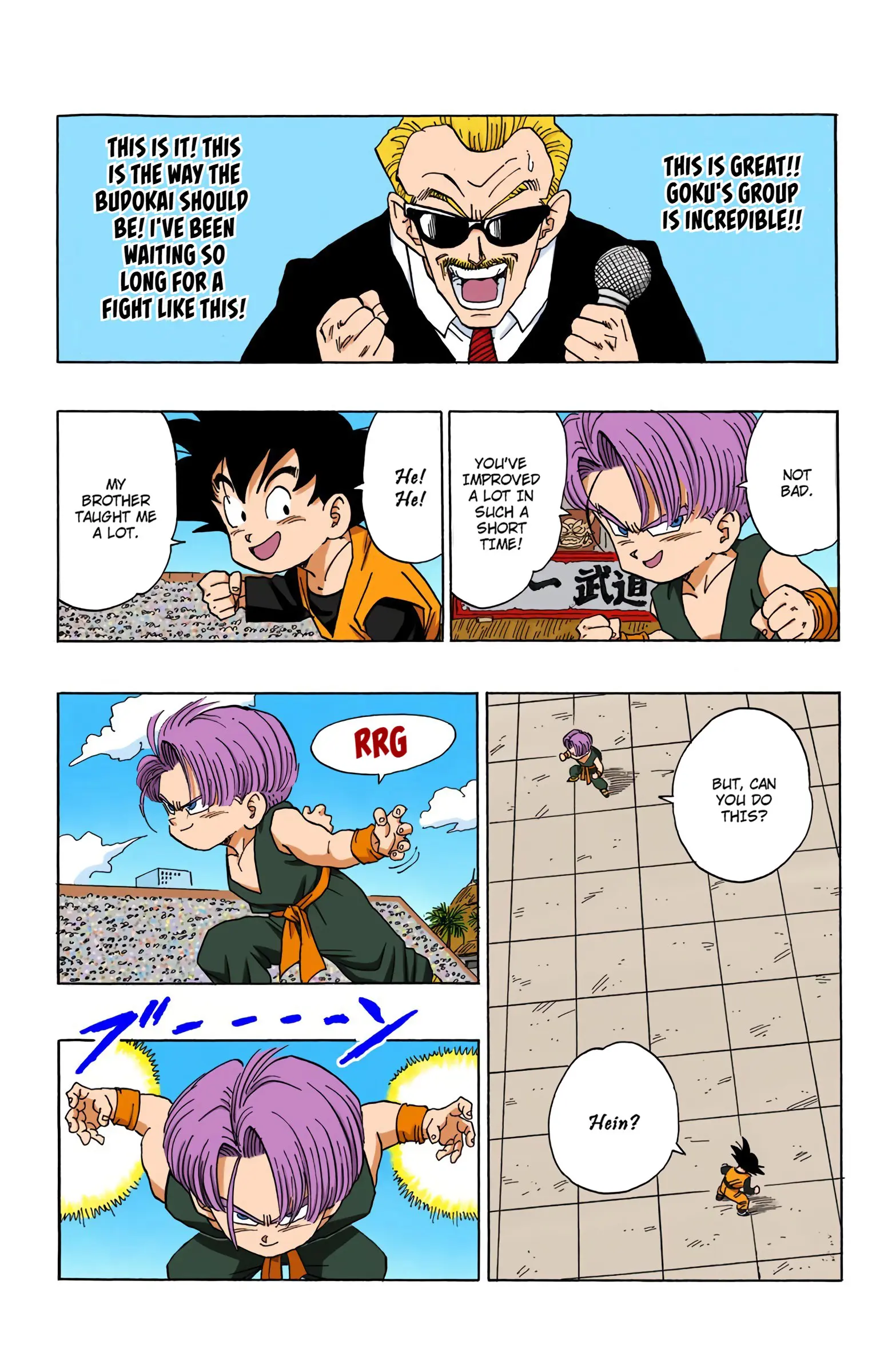 DBZ Majin Buu Saga Colored Manga, chapter 434, page 4