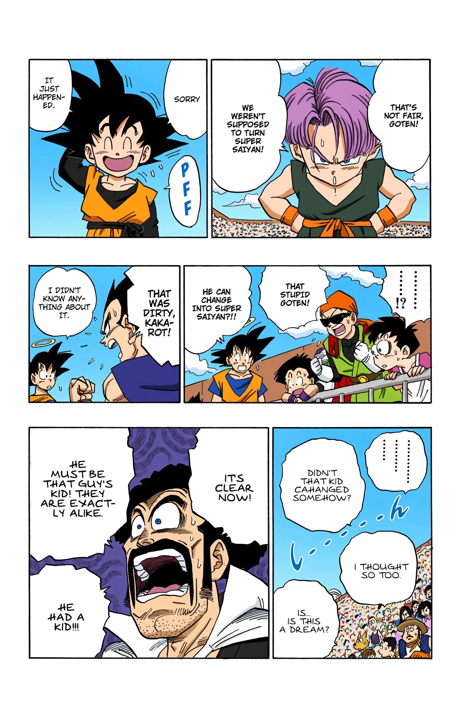 DBZ Majin Buu Saga Colored Manga, chapter 434, page 14