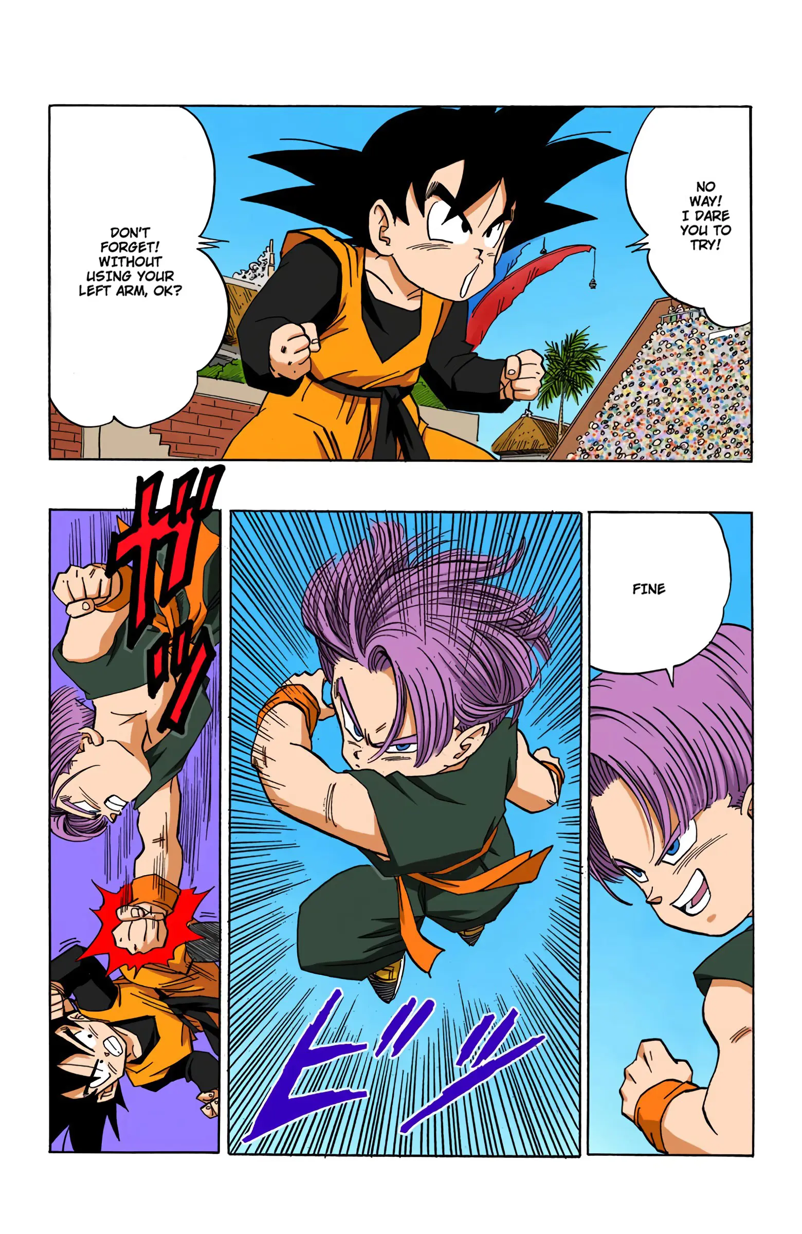 DBZ Majin Buu Saga Colored Manga, chapter 435, page 2