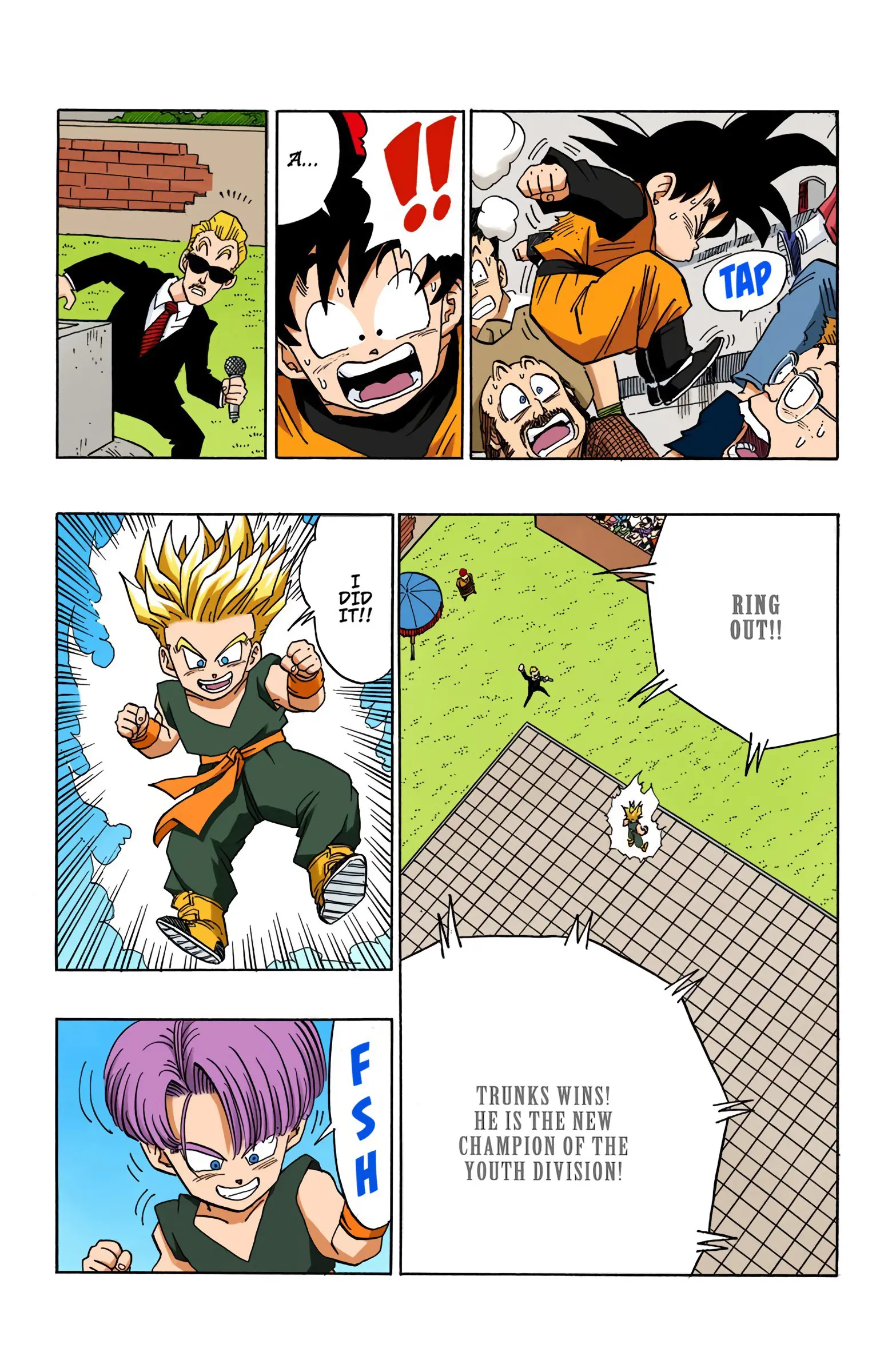 DBZ Majin Buu Saga Colored Manga, chapter 435, page 11