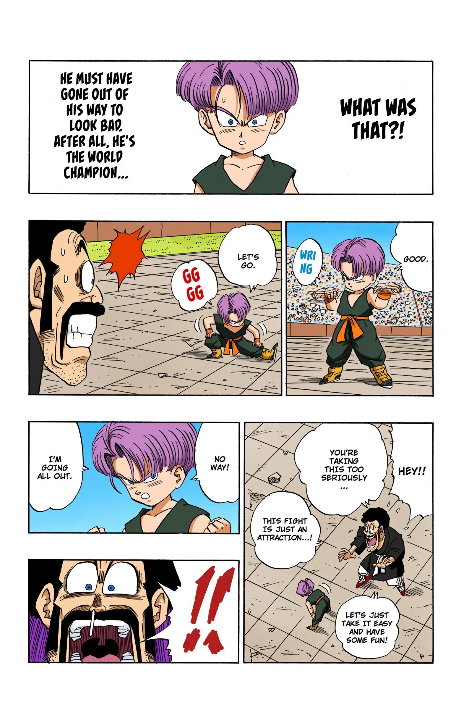 DBZ Majin Buu Saga Colored Manga, chapter 436, page 8