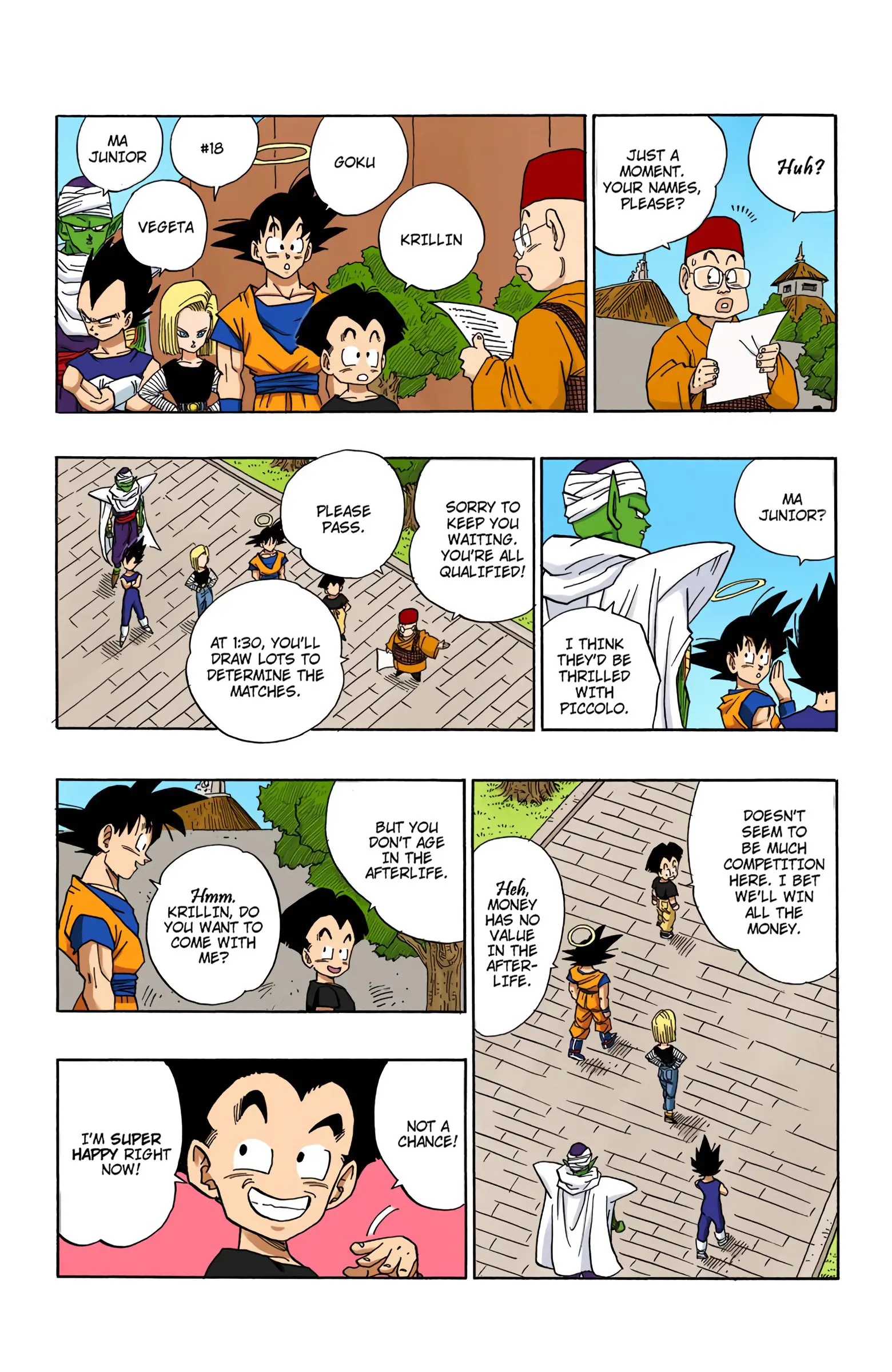 DBZ Majin Buu Saga Colored Manga, chapter 437, page 3