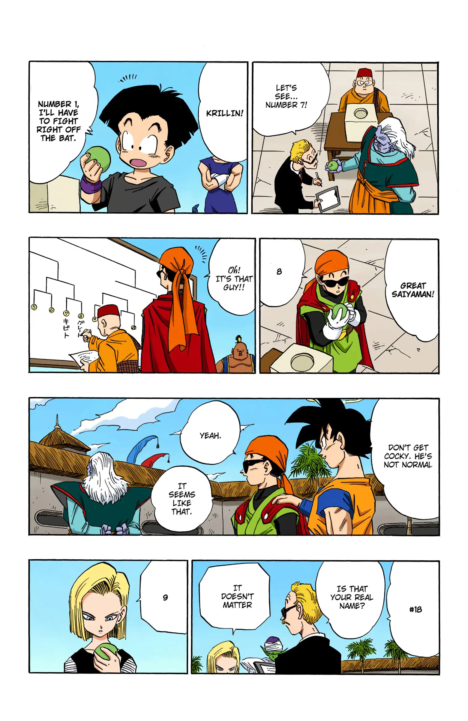 DBZ Majin Buu Saga Colored Manga, chapter 438, page 6