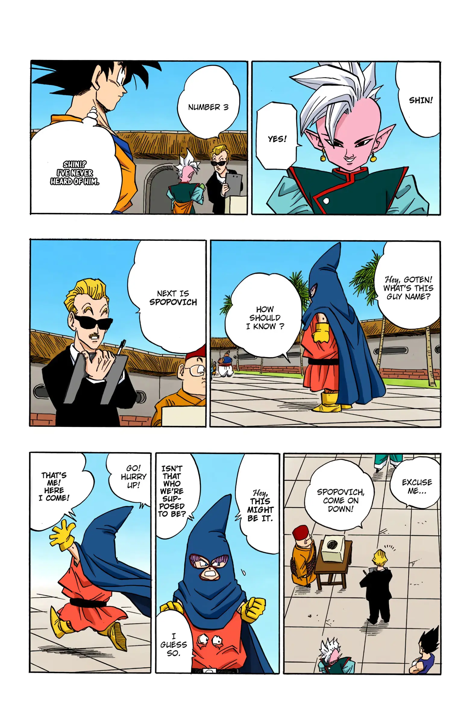 DBZ Majin Buu Saga Colored Manga, chapter 438, page 7