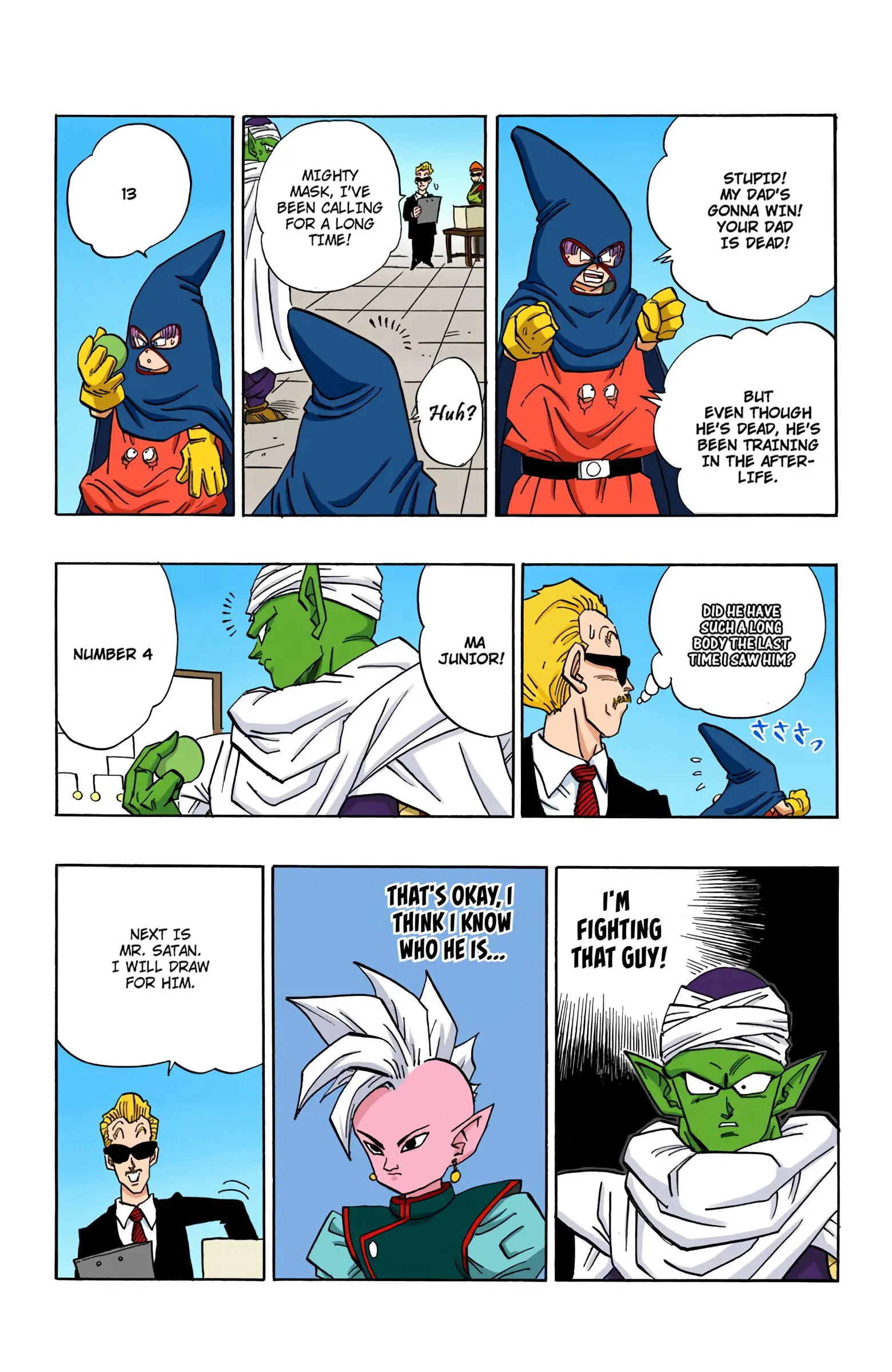 DBZ Majin Buu Saga Colored Manga, chapter 438, page 12