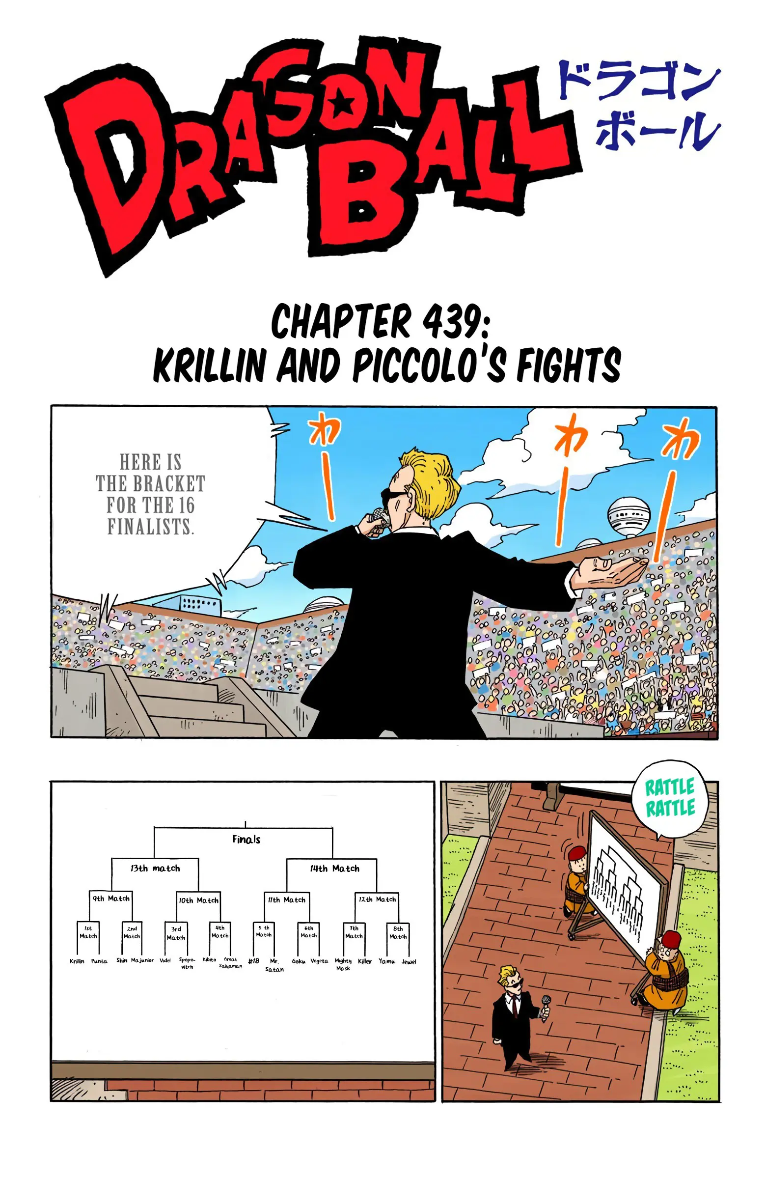 DBZ Majin Buu Saga Colored Manga, chapter 439, page 1