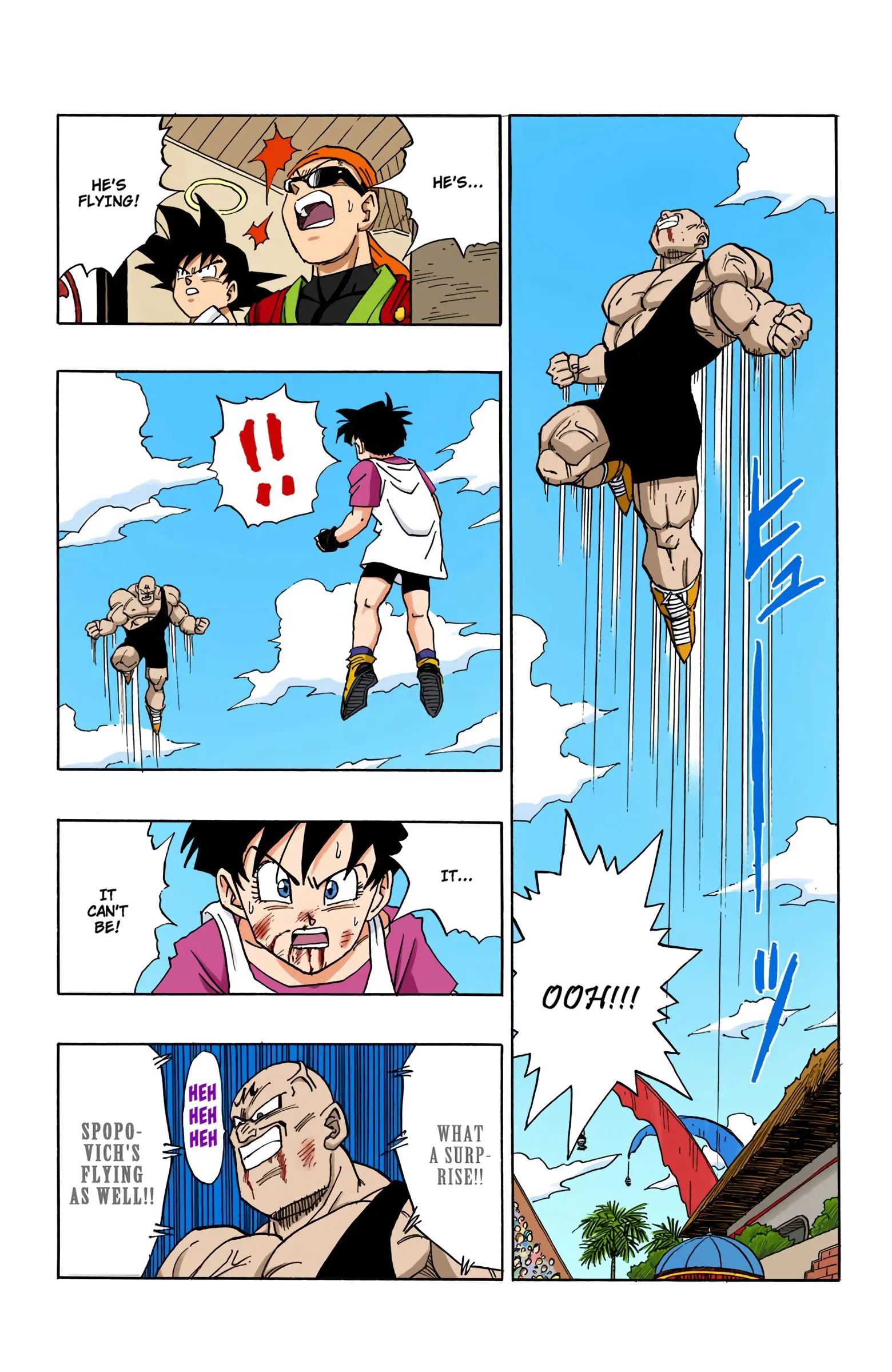 DBZ Majin Buu Saga Colored Manga, chapter 441, page 9