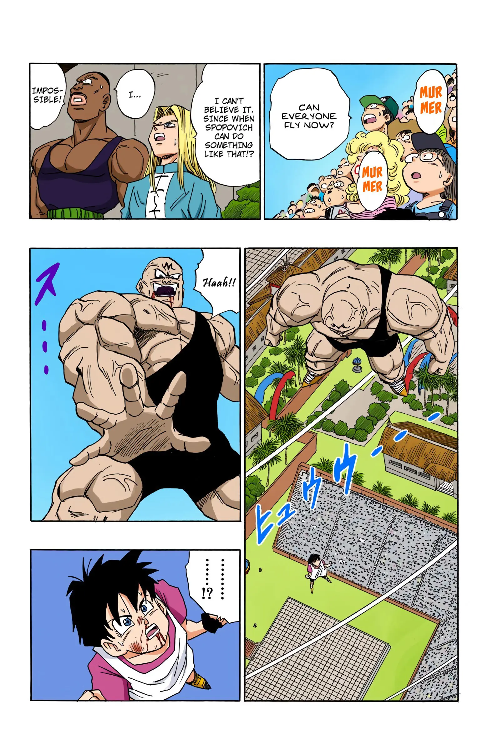 DBZ Majin Buu Saga Colored Manga, chapter 441, page 10