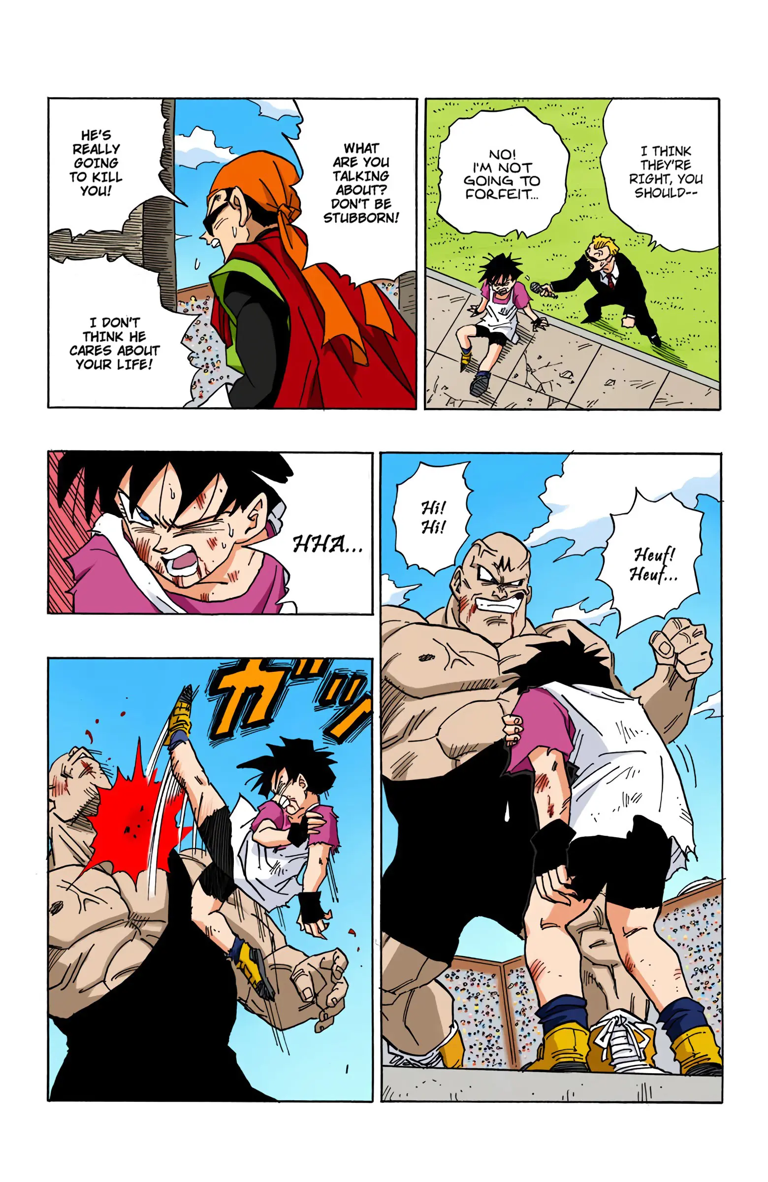DBZ Majin Buu Saga Colored Manga, chapter 442, page 3
