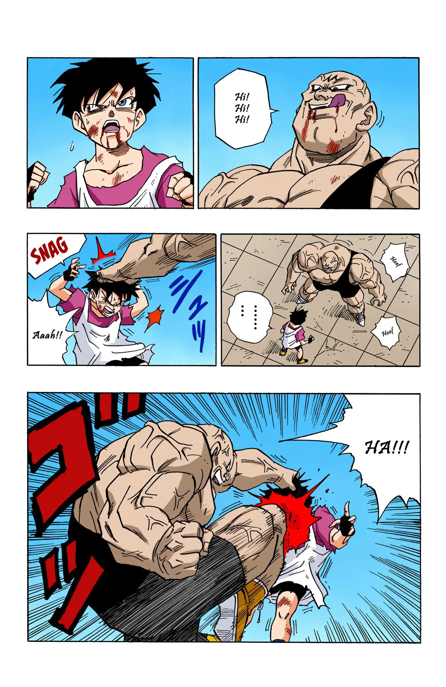 DBZ Majin Buu Saga Colored Manga, chapter 442, page 4