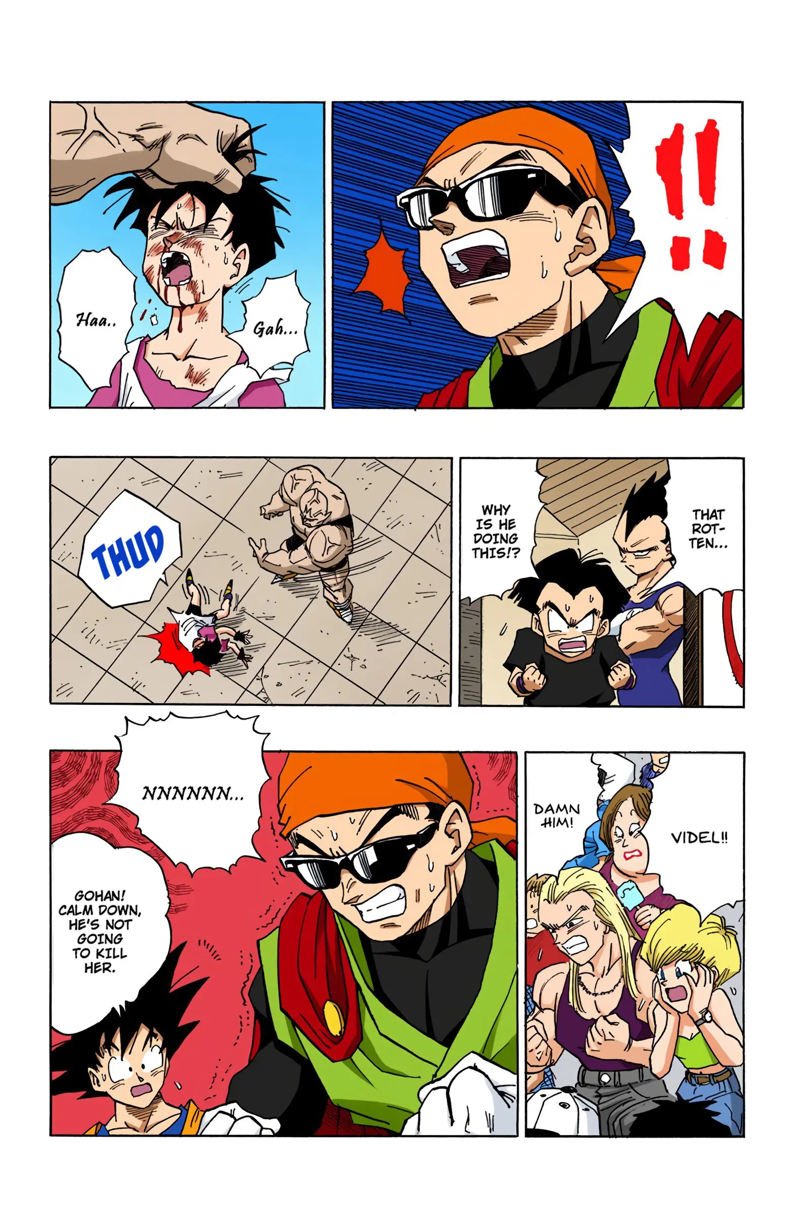 DBZ Majin Buu Saga Colored Manga, chapter 442, page 5