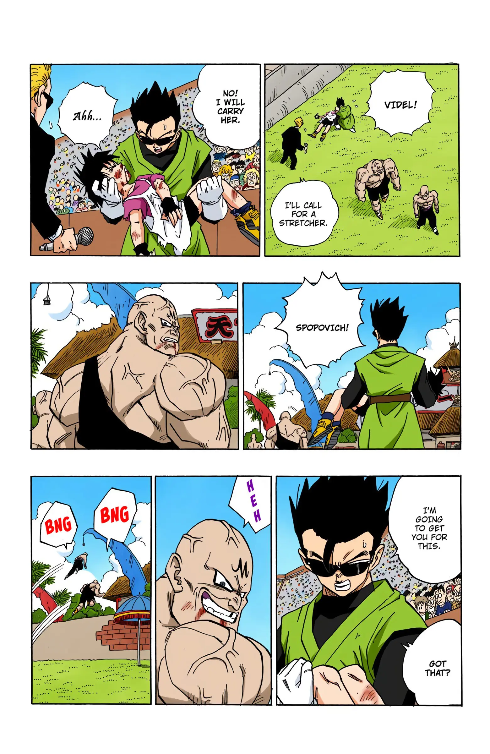 DBZ Majin Buu Saga Colored Manga, chapter 442, page 10