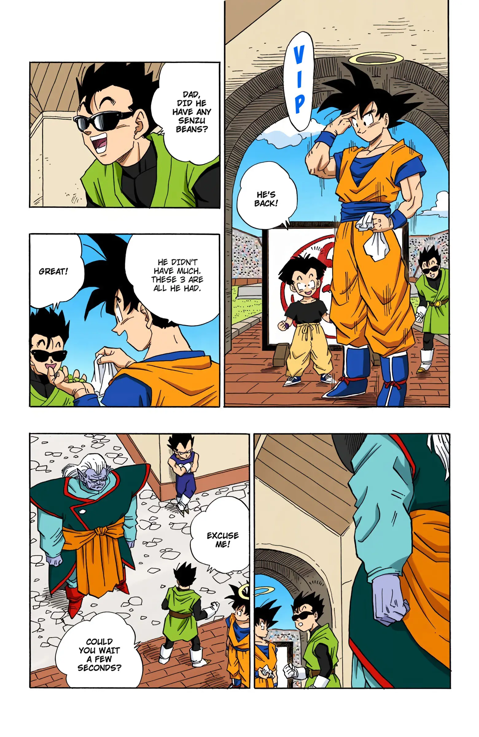 DBZ Majin Buu Saga Colored Manga, chapter 443, page 3