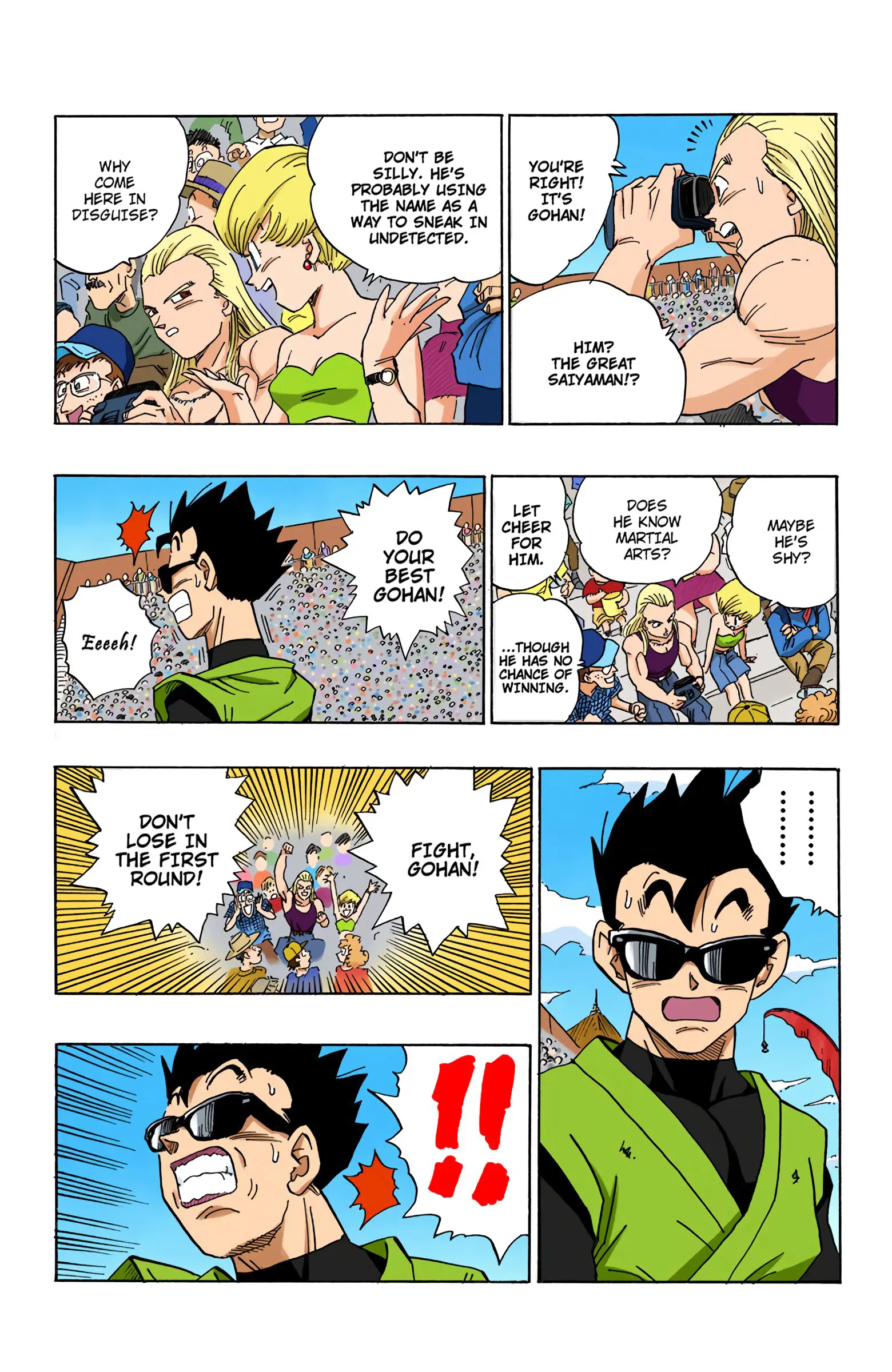 DBZ Majin Buu Saga Colored Manga, chapter 443, page 8