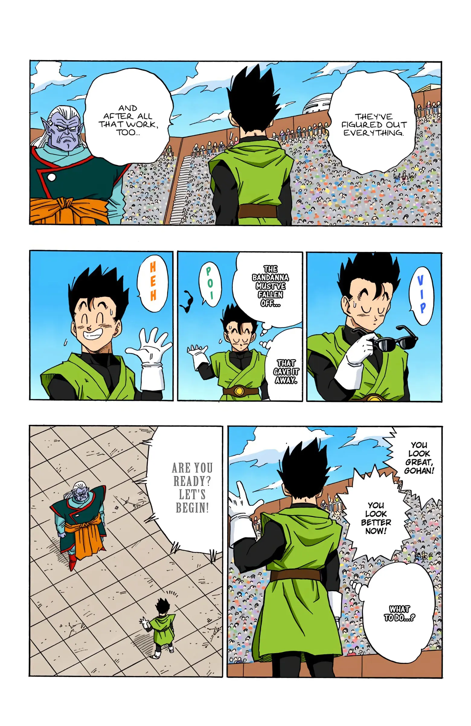 DBZ Majin Buu Saga Colored Manga, chapter 443, page 9