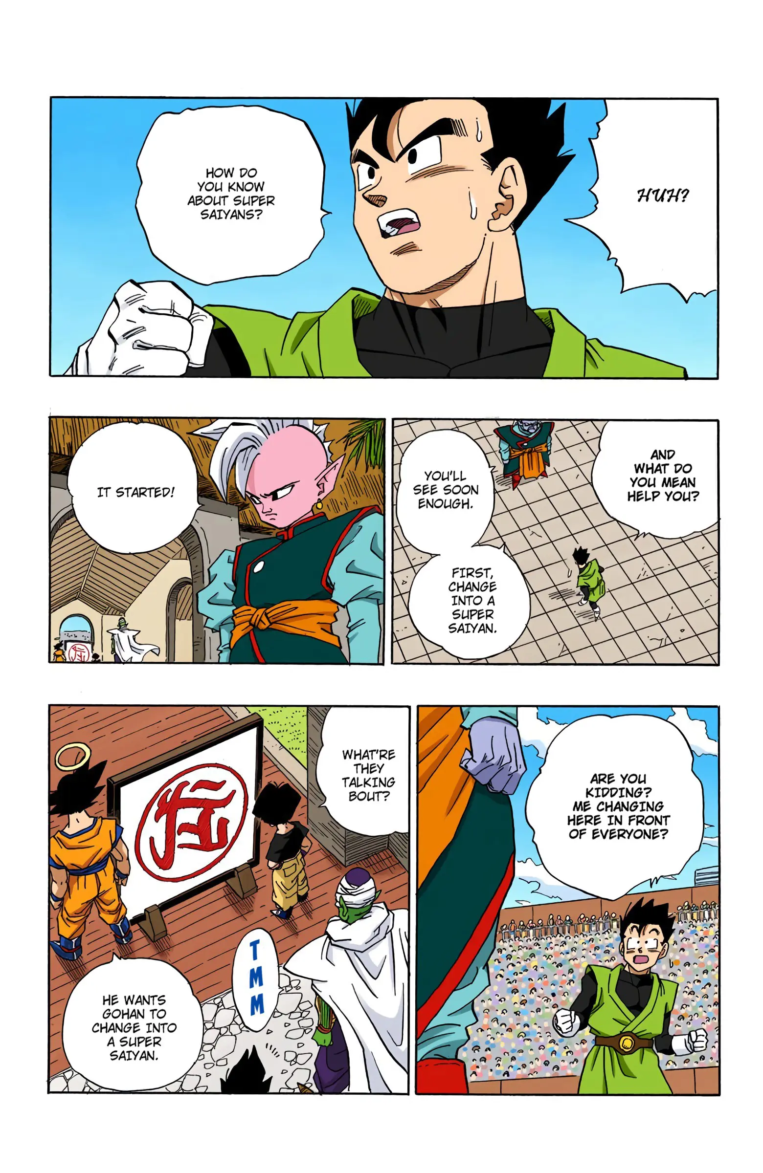 DBZ Majin Buu Saga Colored Manga, chapter 443, page 11