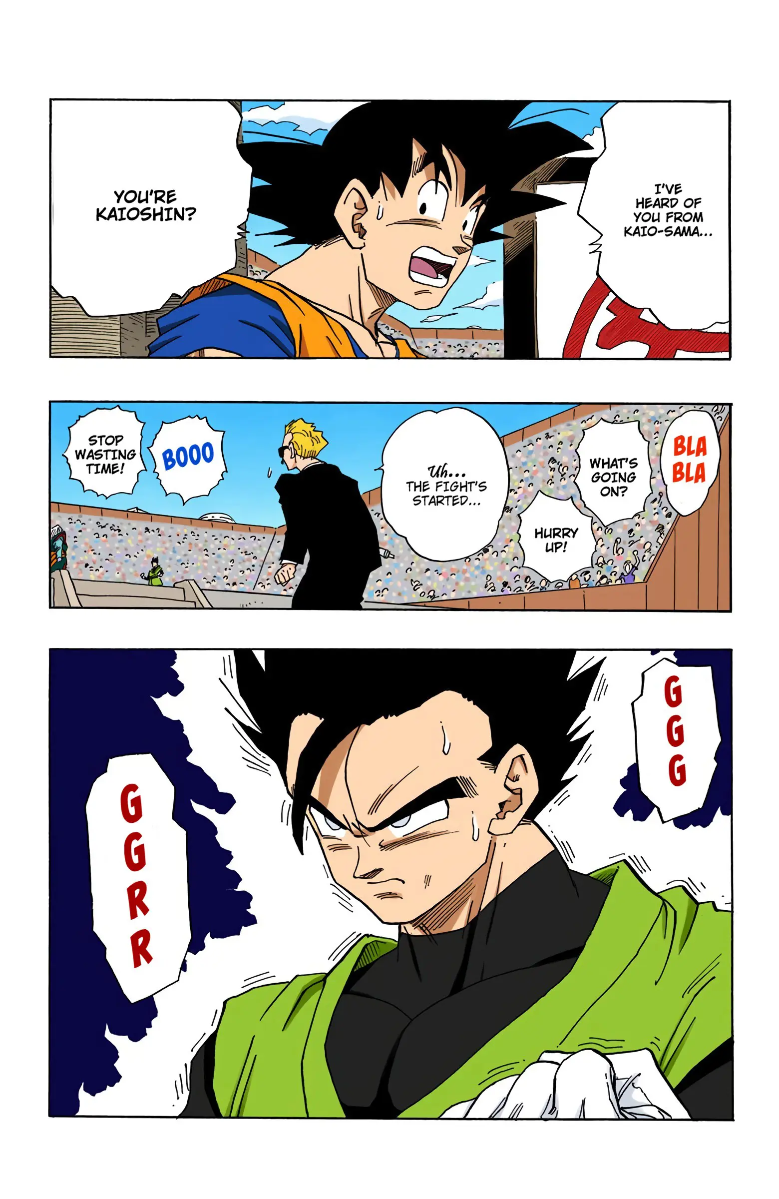 DBZ Majin Buu Saga Colored Manga, chapter 443, page 15