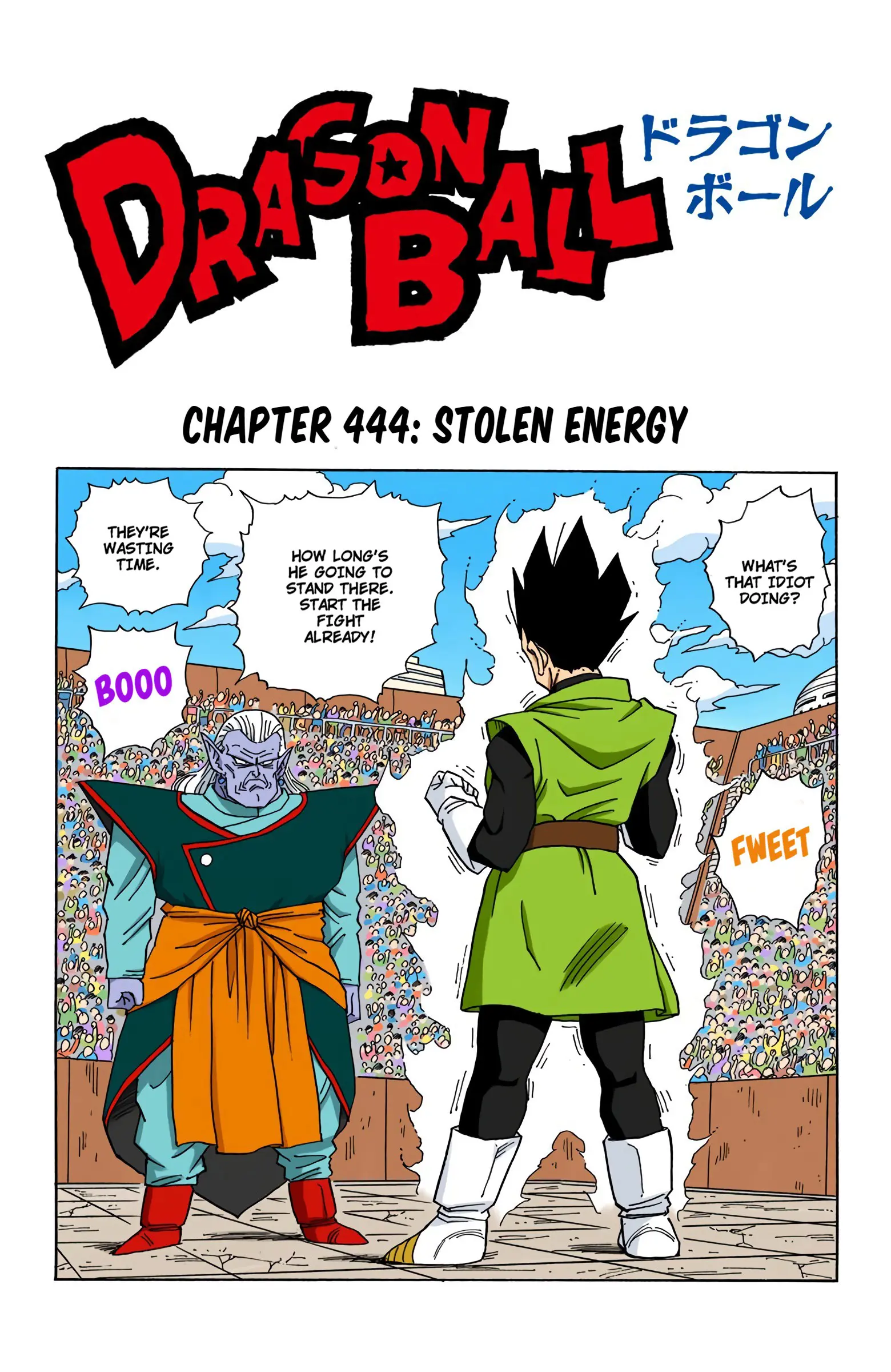 DBZ Majin Buu Saga Colored Manga, chapter 444, page 1