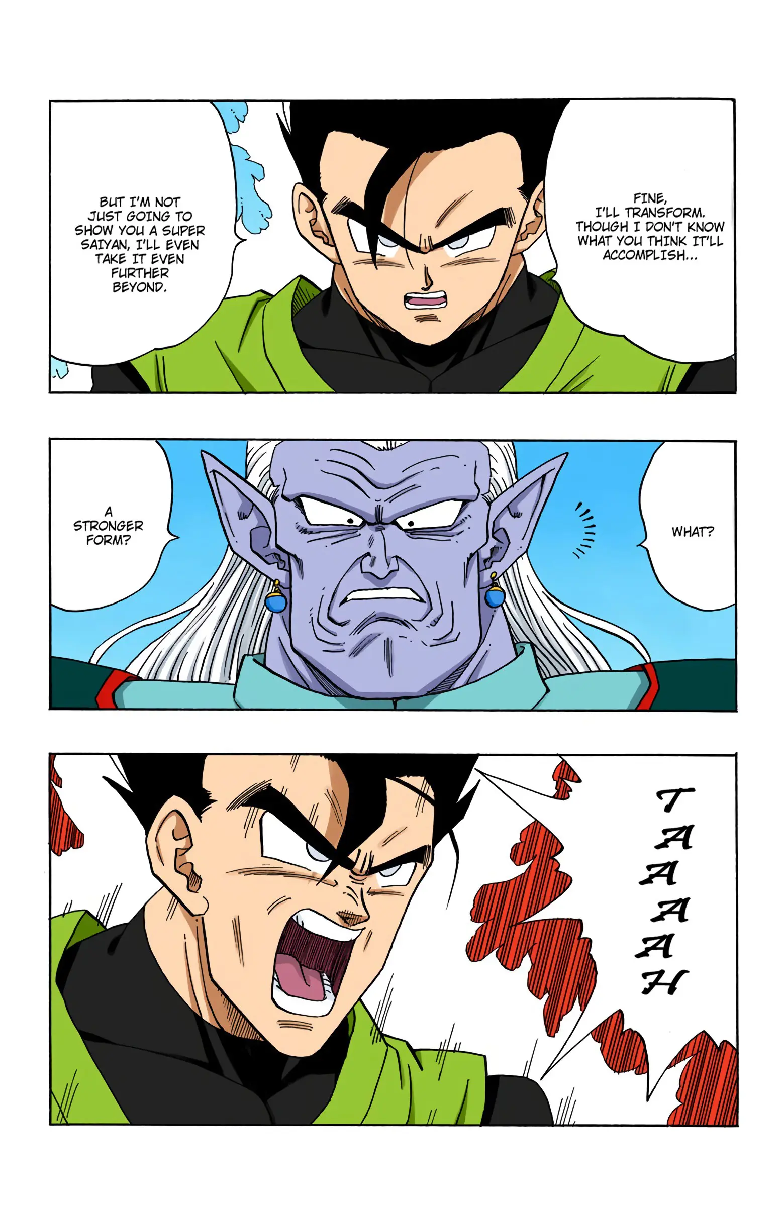 DBZ Majin Buu Saga Colored Manga, chapter 444, page 3