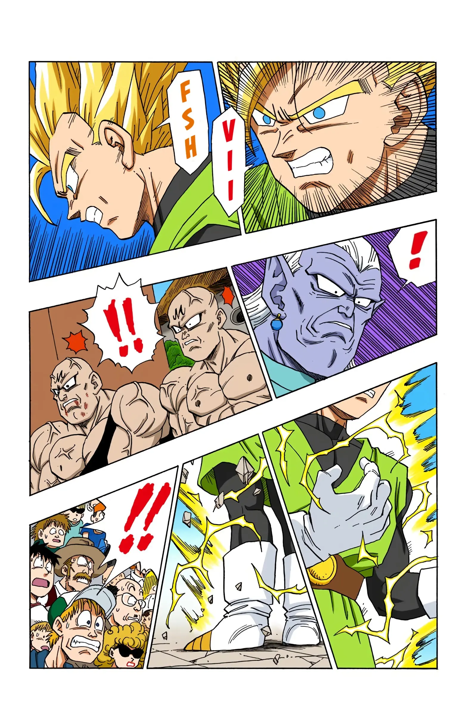 DBZ Majin Buu Saga Colored Manga, chapter 444, page 4