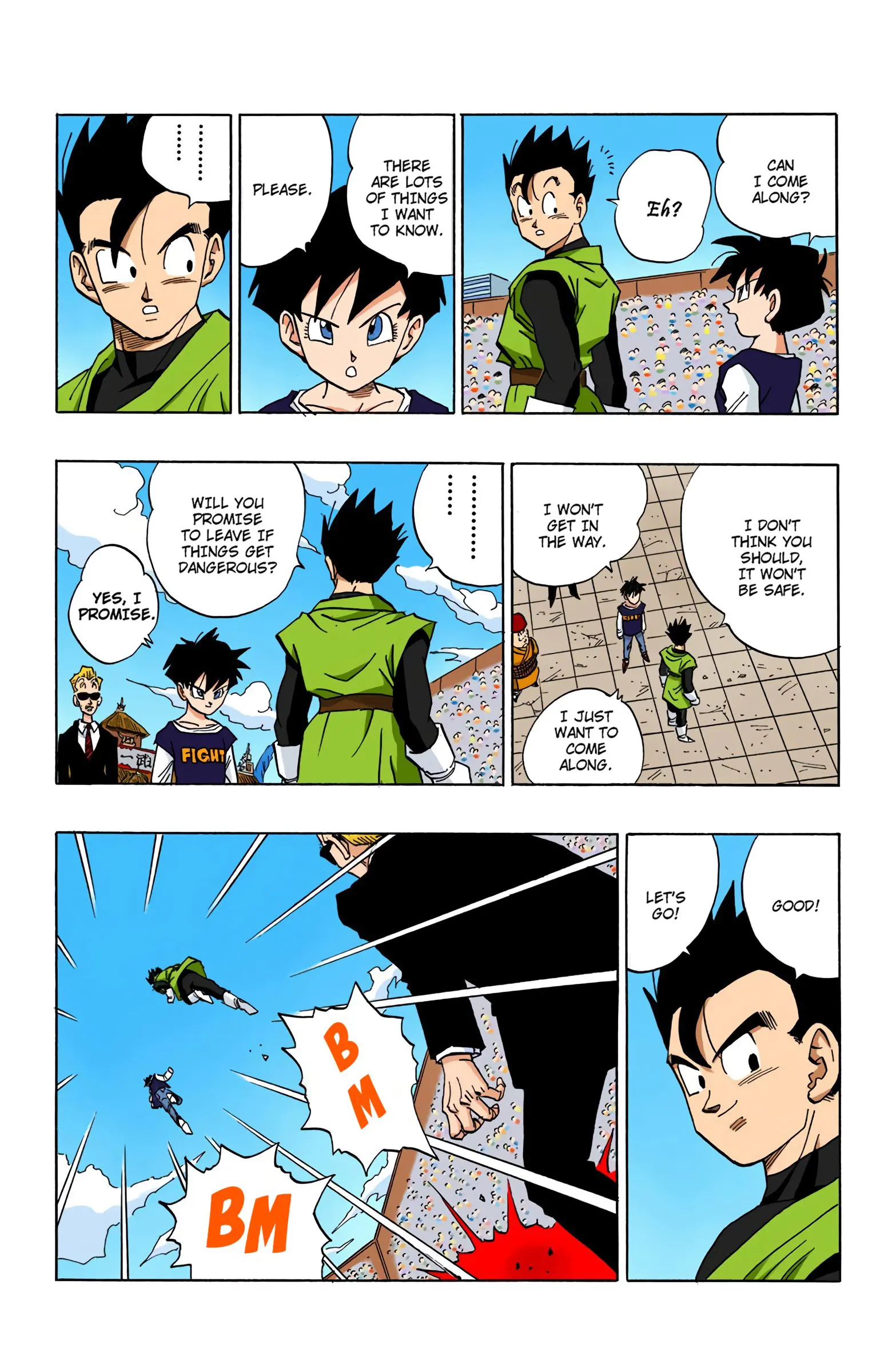 DBZ Majin Buu Saga Colored Manga, chapter 445, page 10